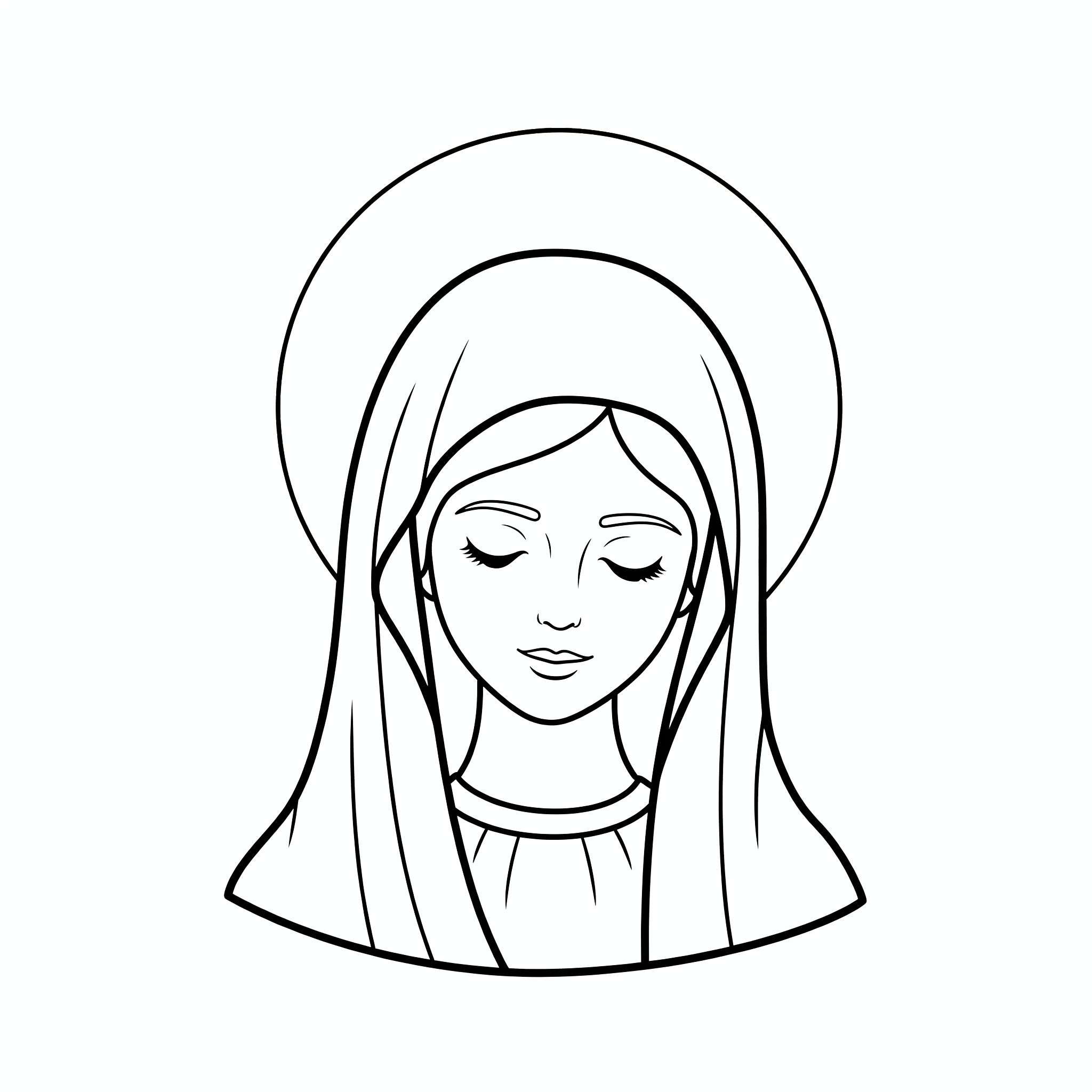 coloriage Assomption à imprimer gratuit 1