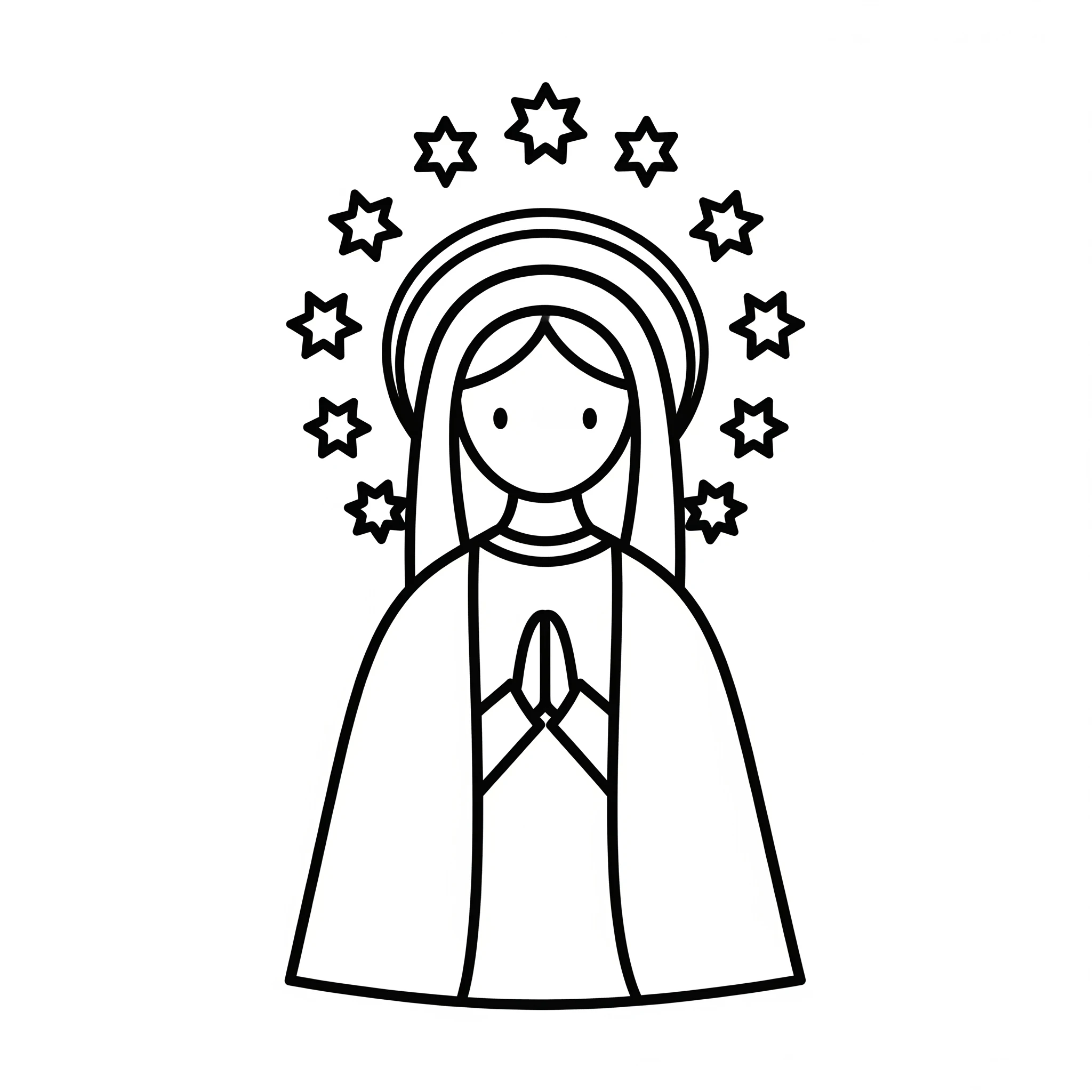 coloriage Assomption pour enfants