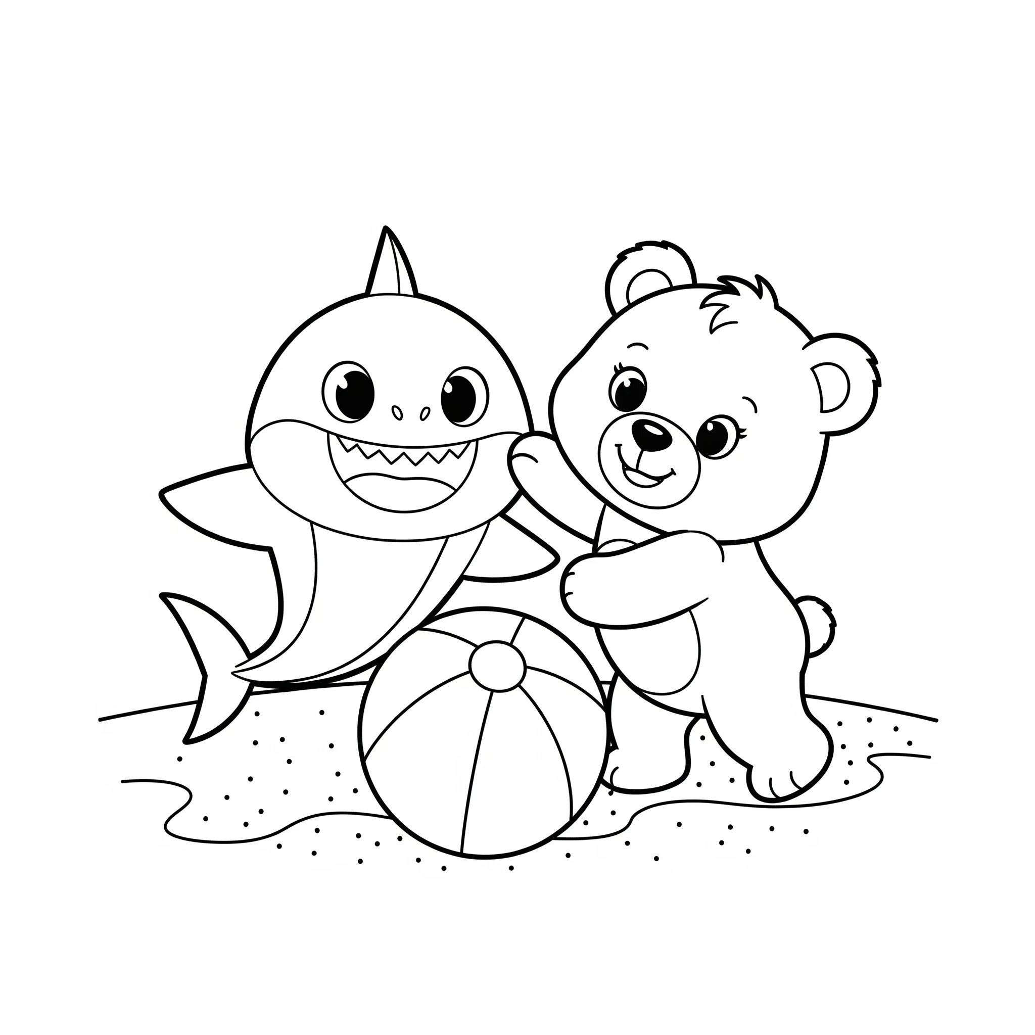 coloriage Baby Shark en ligne pour enfant