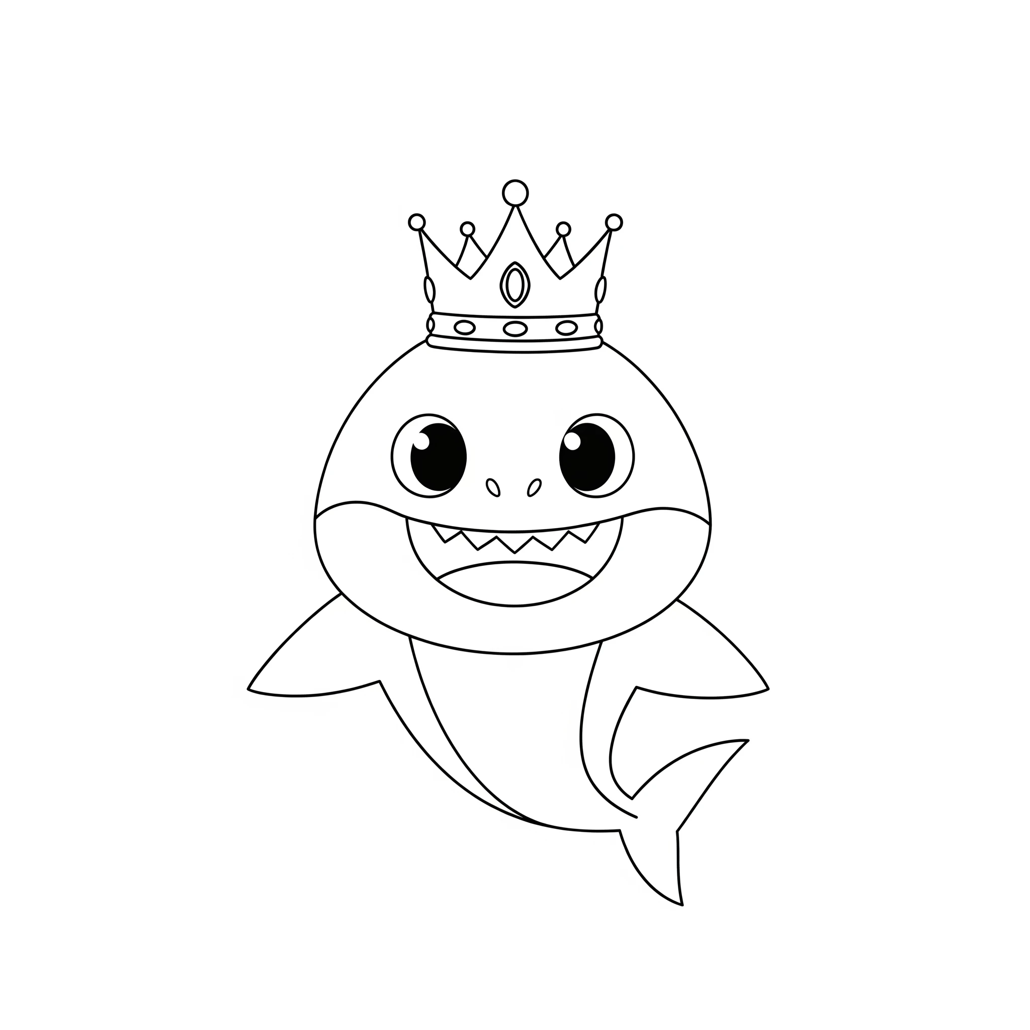 coloriage Baby Shark en ligne