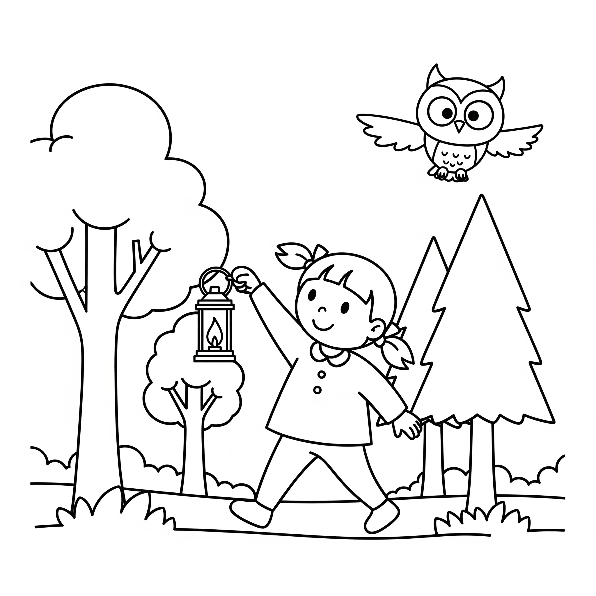 coloriage Camping pour enfant de 10 ans