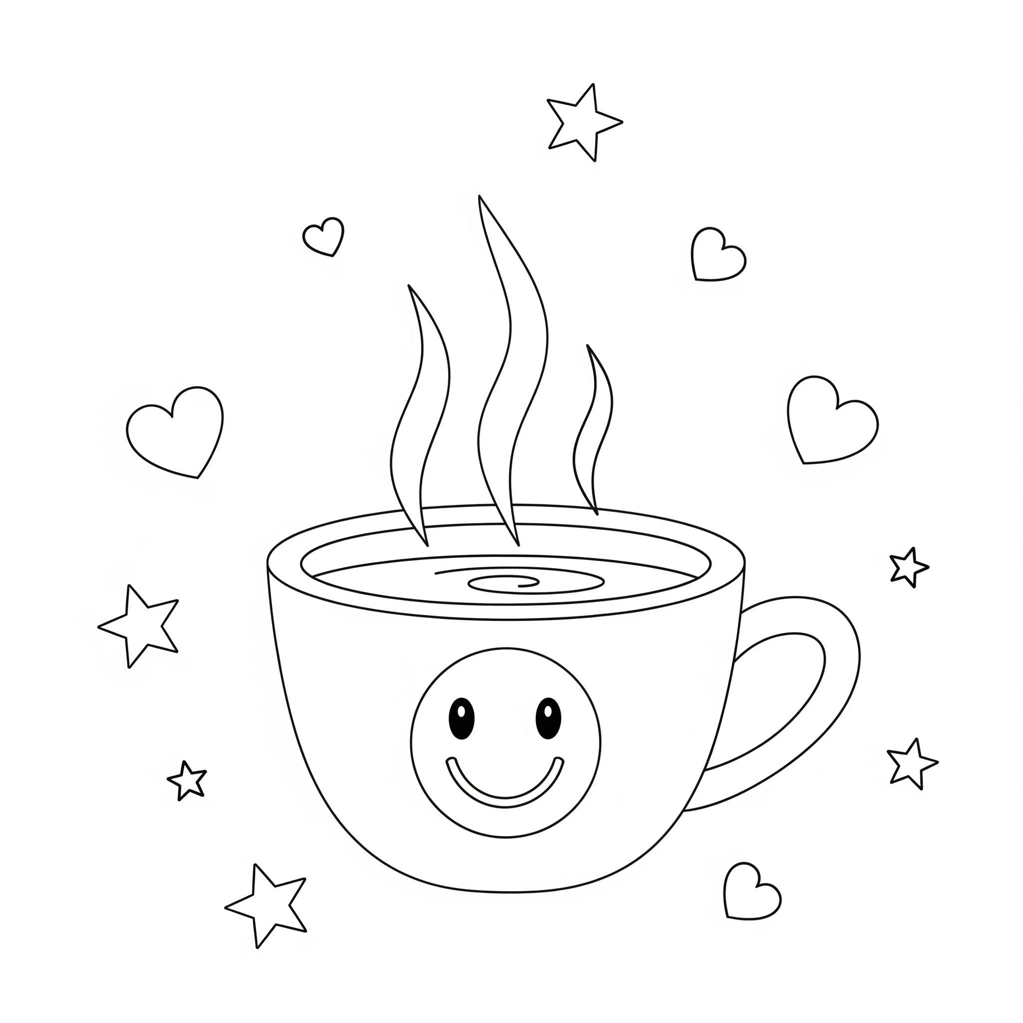 coloriage Esthétique à imprimer pdf gratuit 1