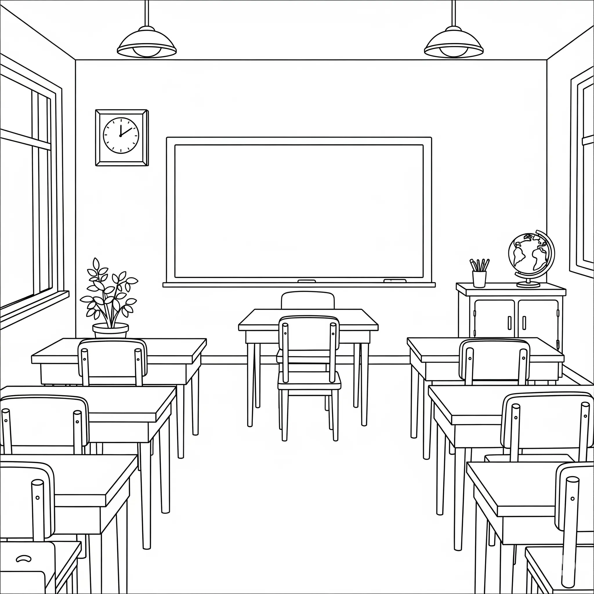 télécharger coloriage La Classe Qui se Vide gratuit