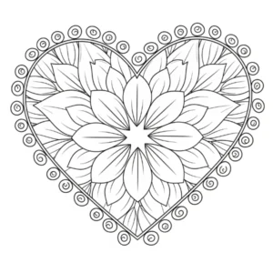 Mandala Coeur