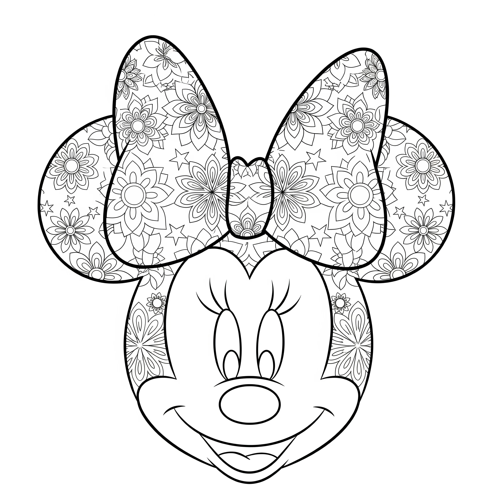 coloriage Mandala Disney à imprimer pour enfant de 2 ans