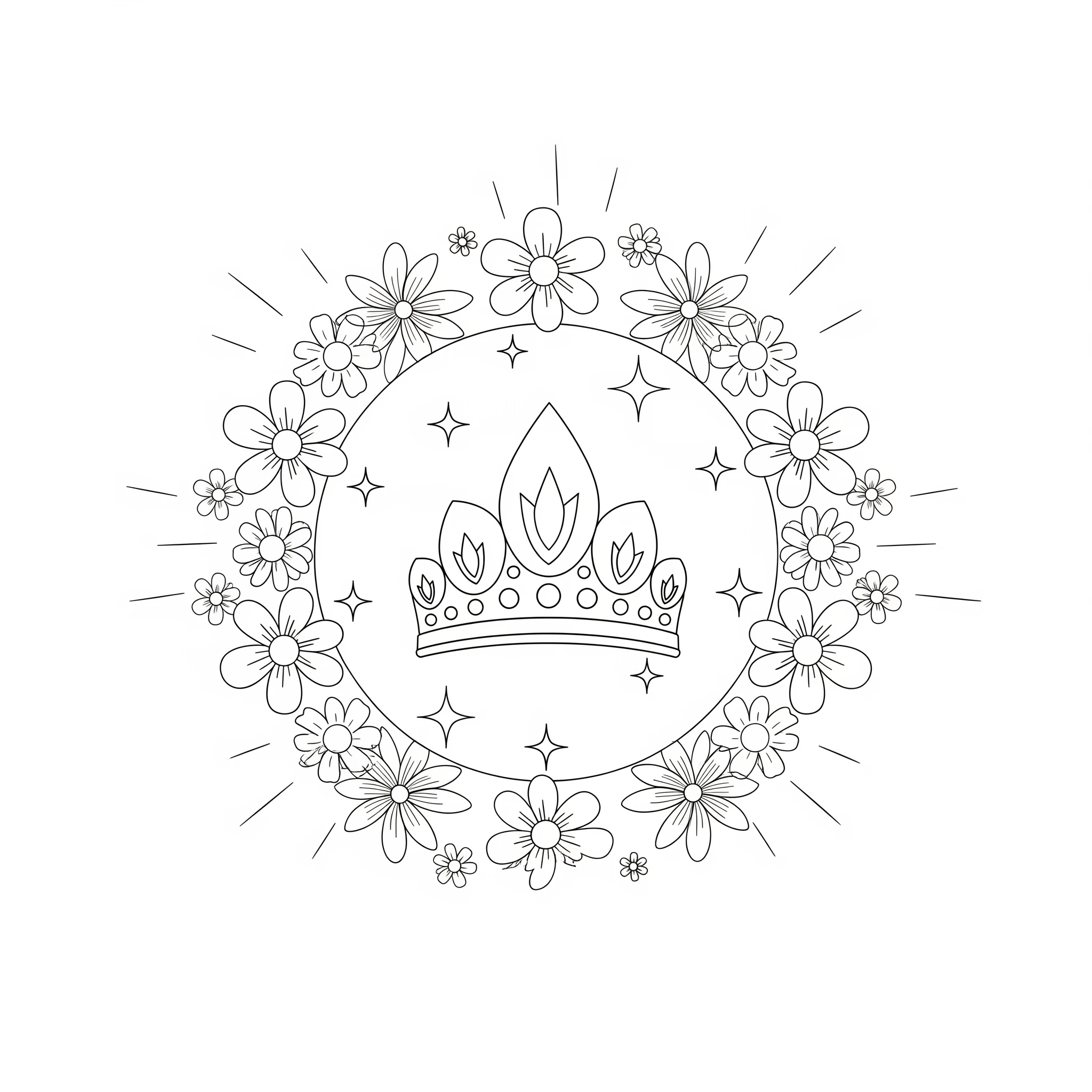 coloriage Mandala Disney à imprimer a4