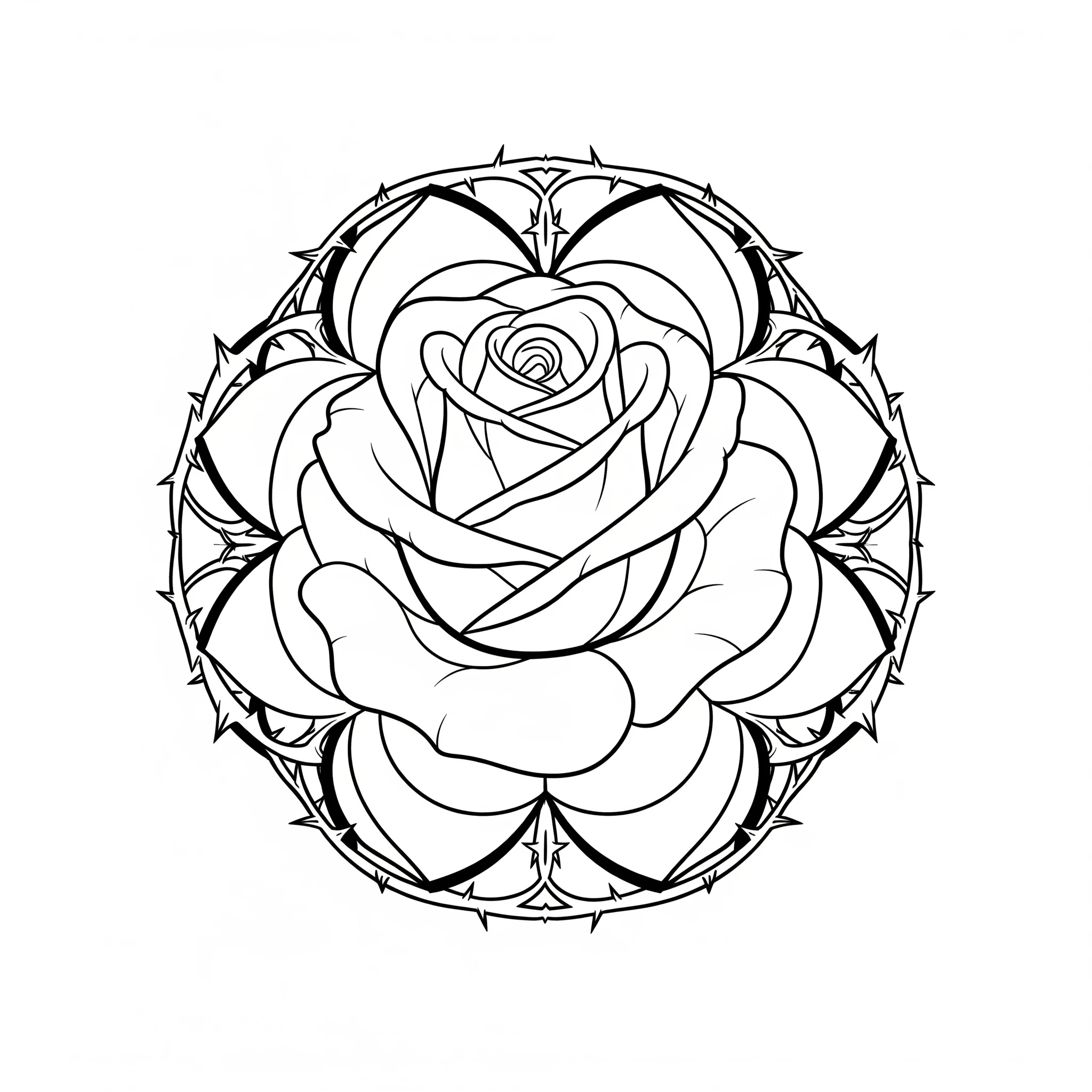 coloriage Mandala Disney à imprimer pour enfant de 3 ans