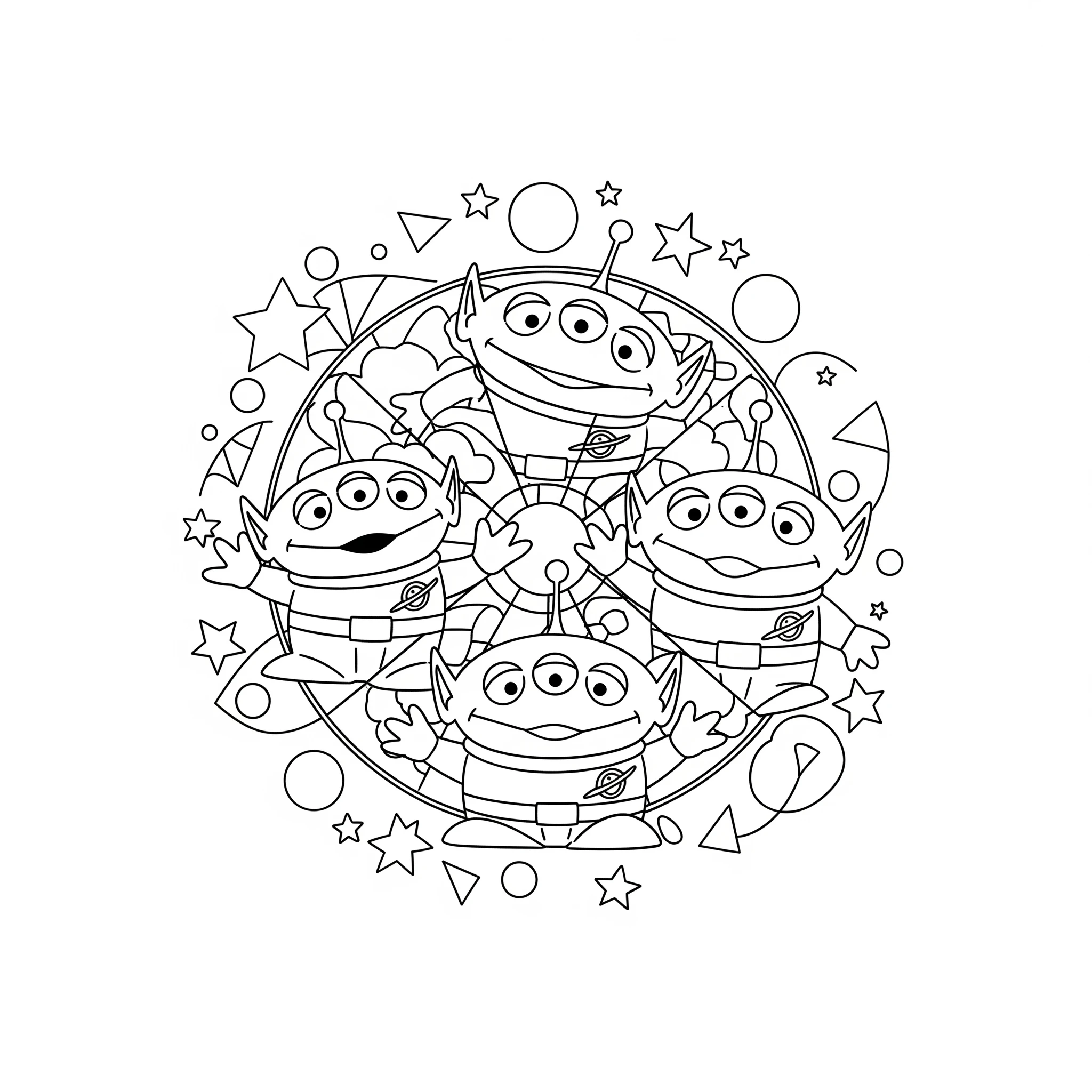 coloriage Mandala Disney et dessin a imprimer