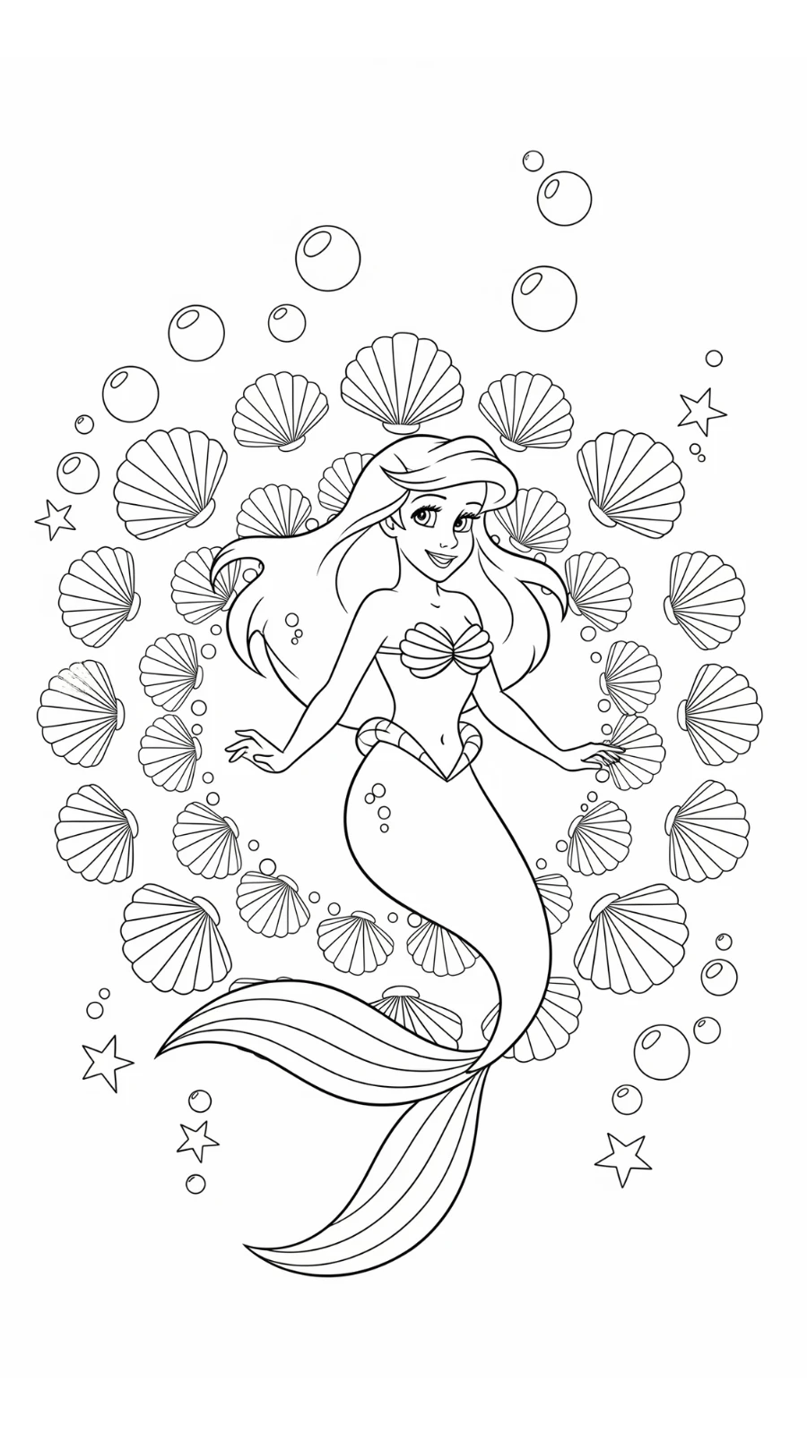 coloriage Mandala Disney de pour enfants
