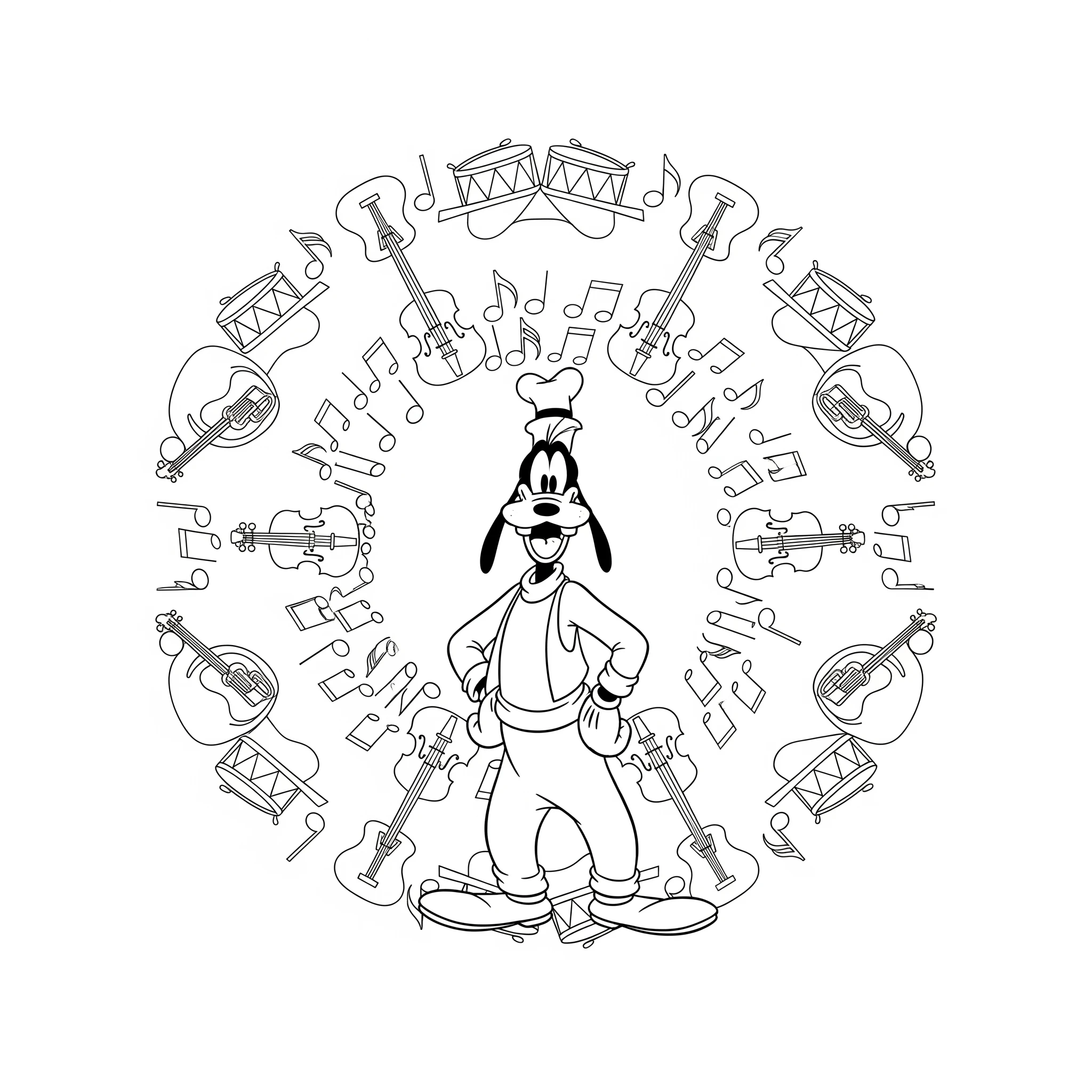 image pour coloriage Mandala Disney enfant