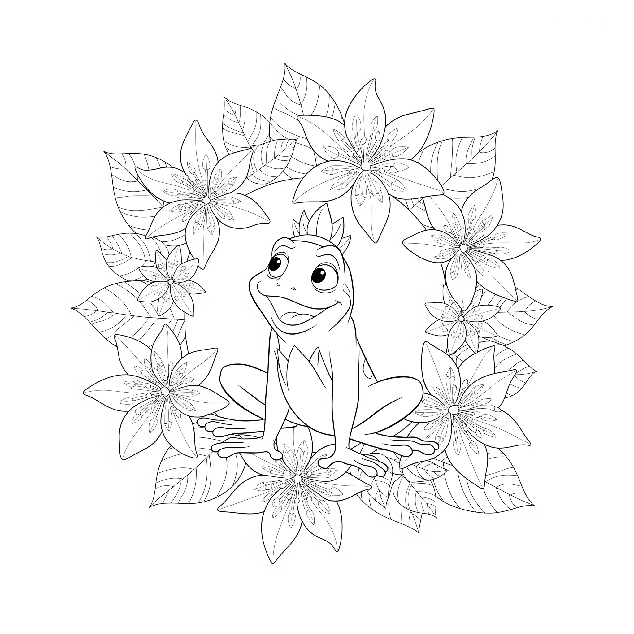 coloriage Mandala Disney pour enfants