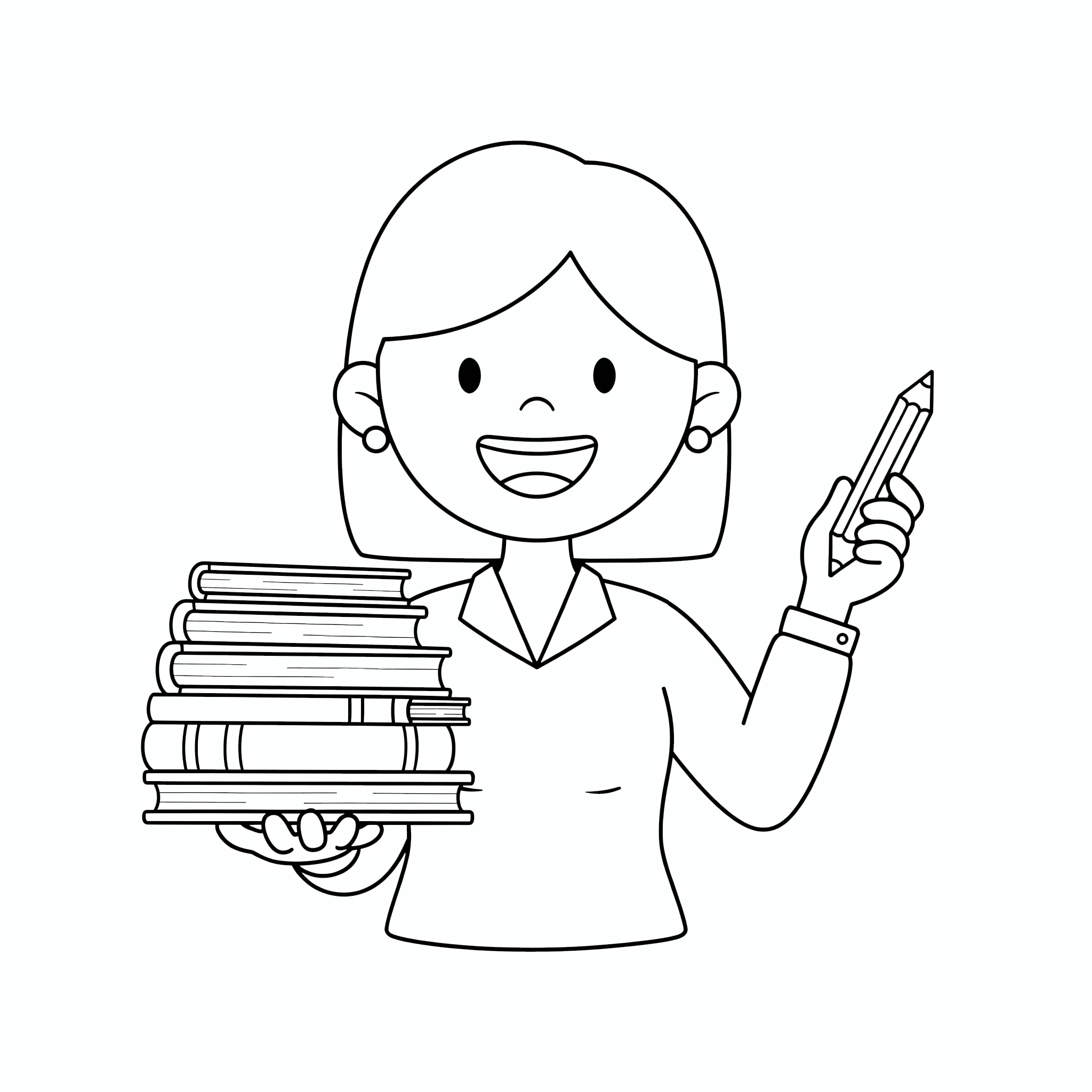 coloriage Merci Maitresse pour enfants à télécharger 1