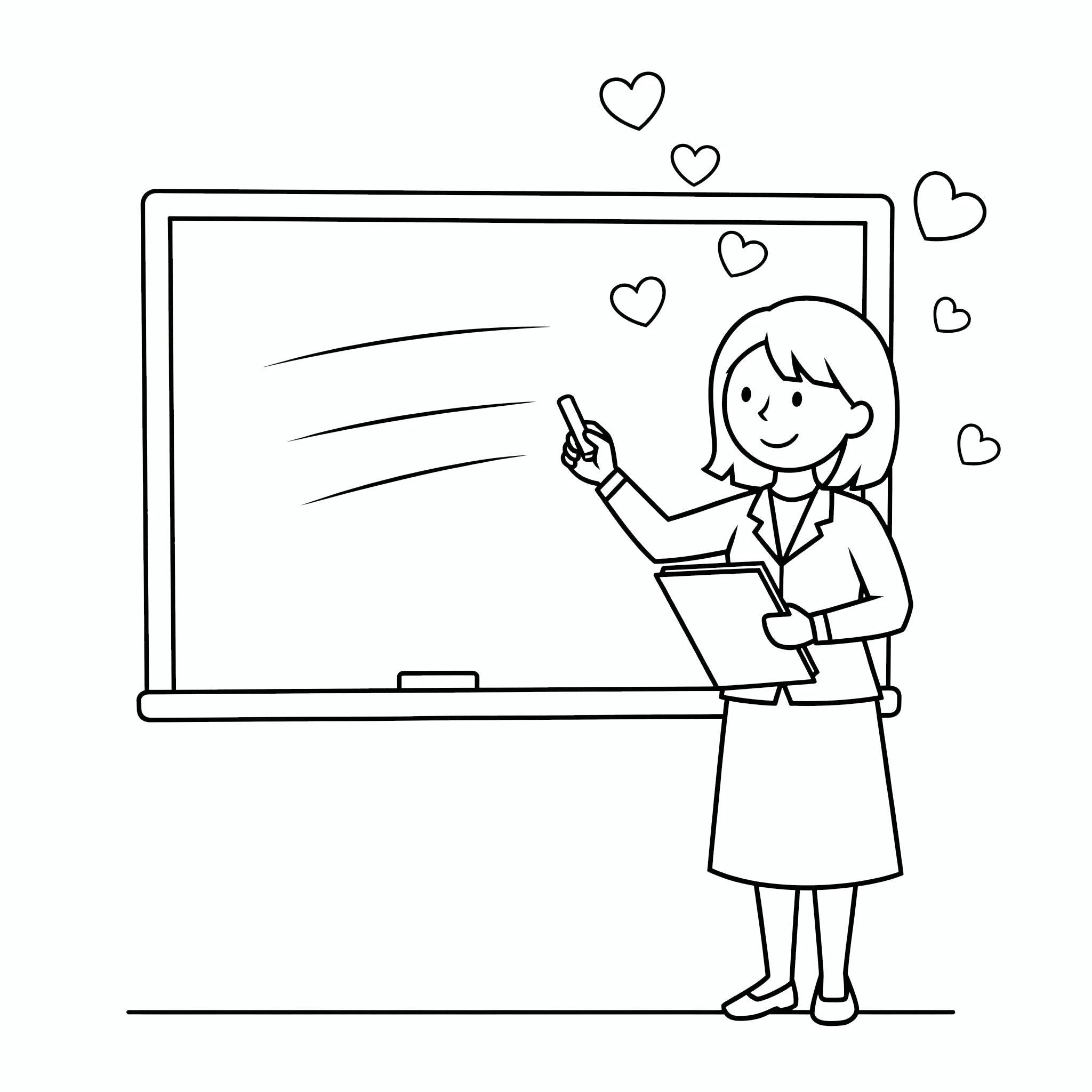 télécharger coloriage Merci Maitresse gratuit