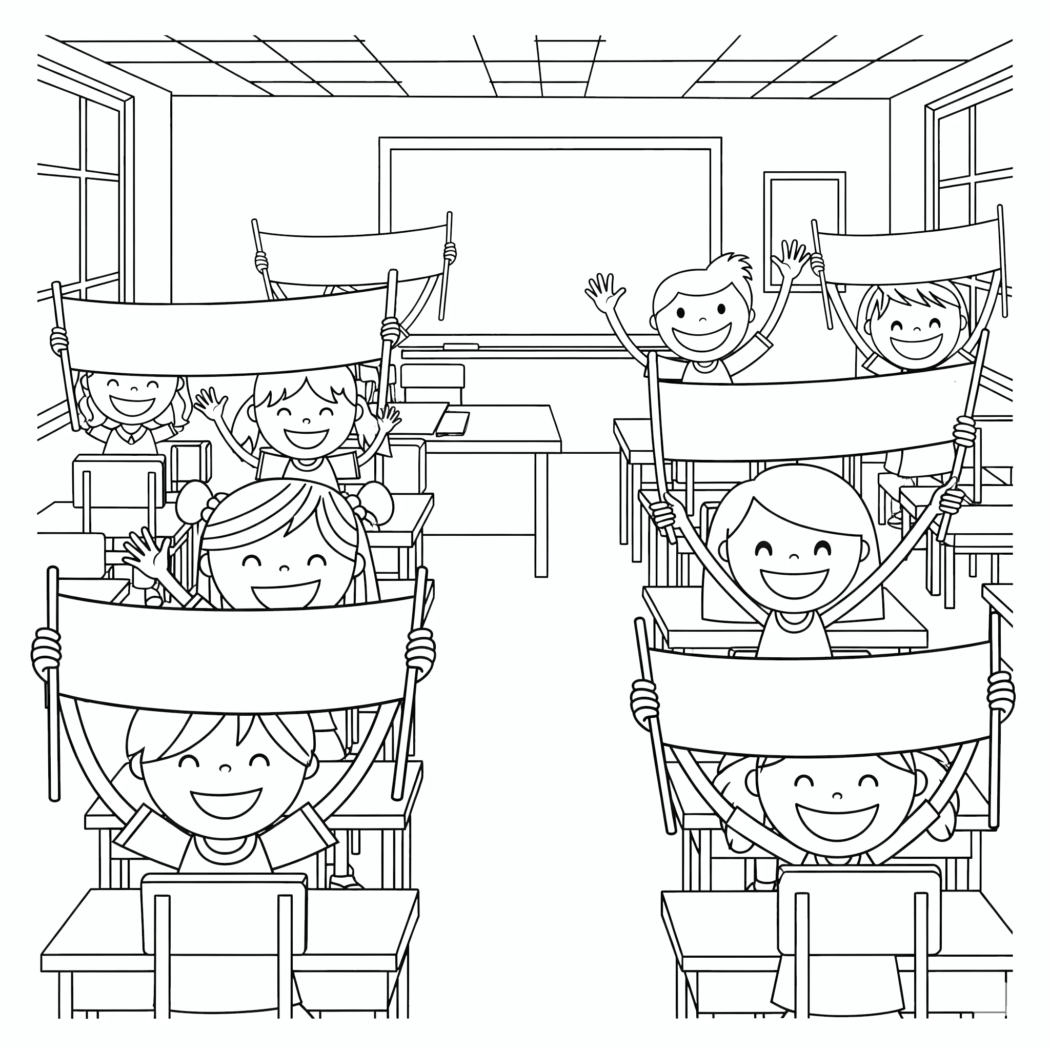 coloriage Merci Maitresse a telecharger