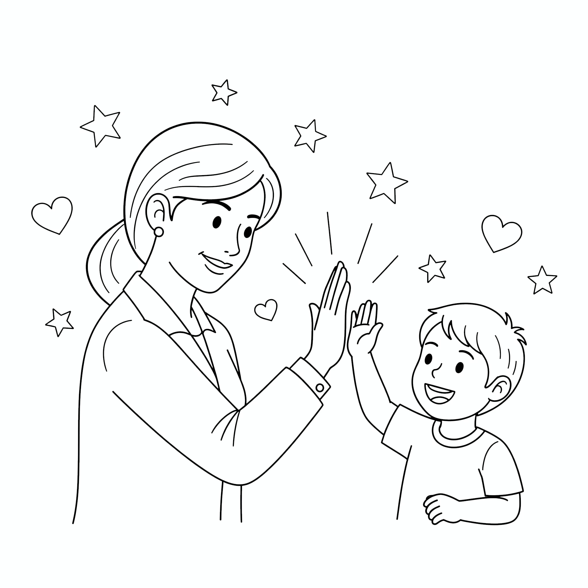 a imprimer coloriage Merci Maitresse gratuit