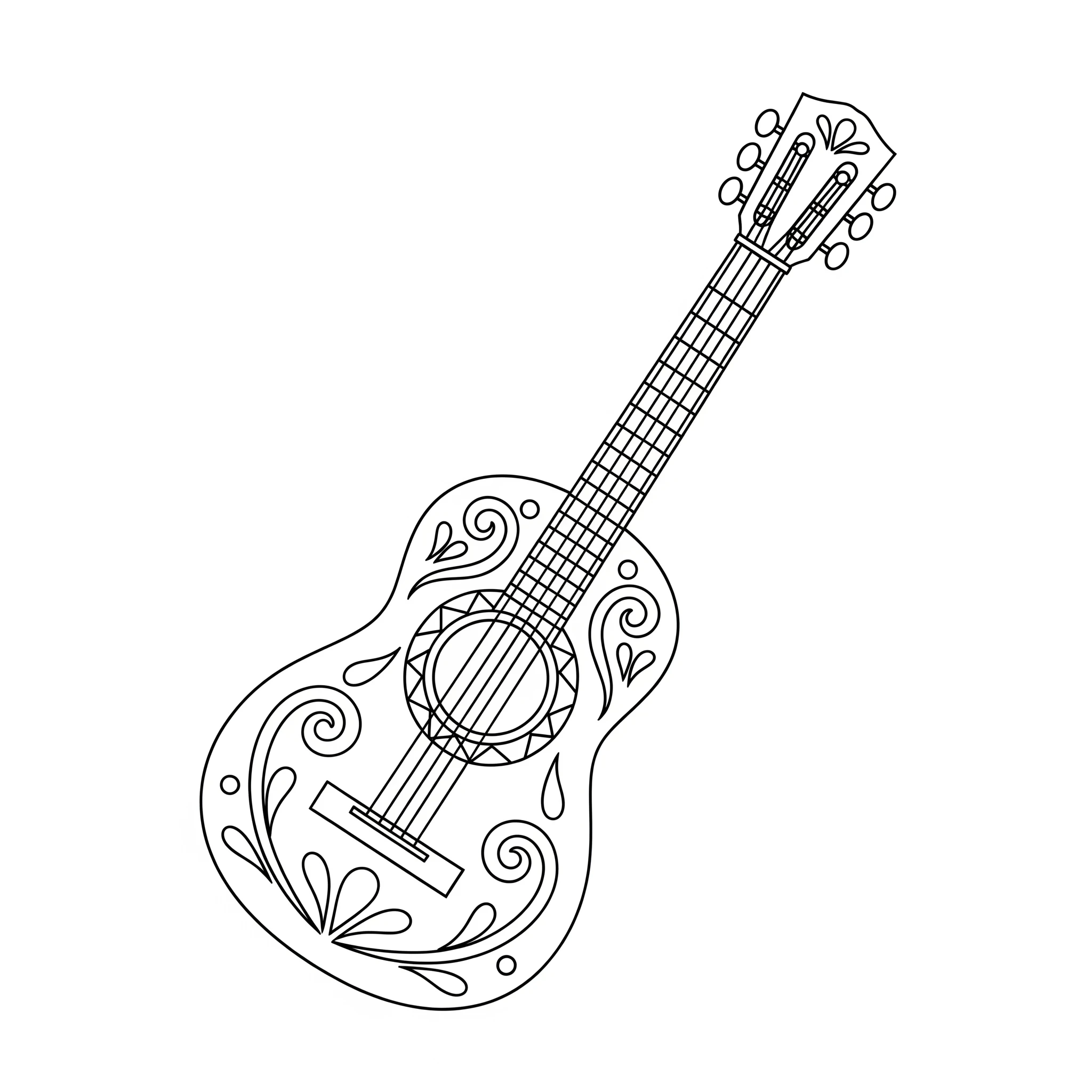 coloriage Mexique pour enfant de 3 ans