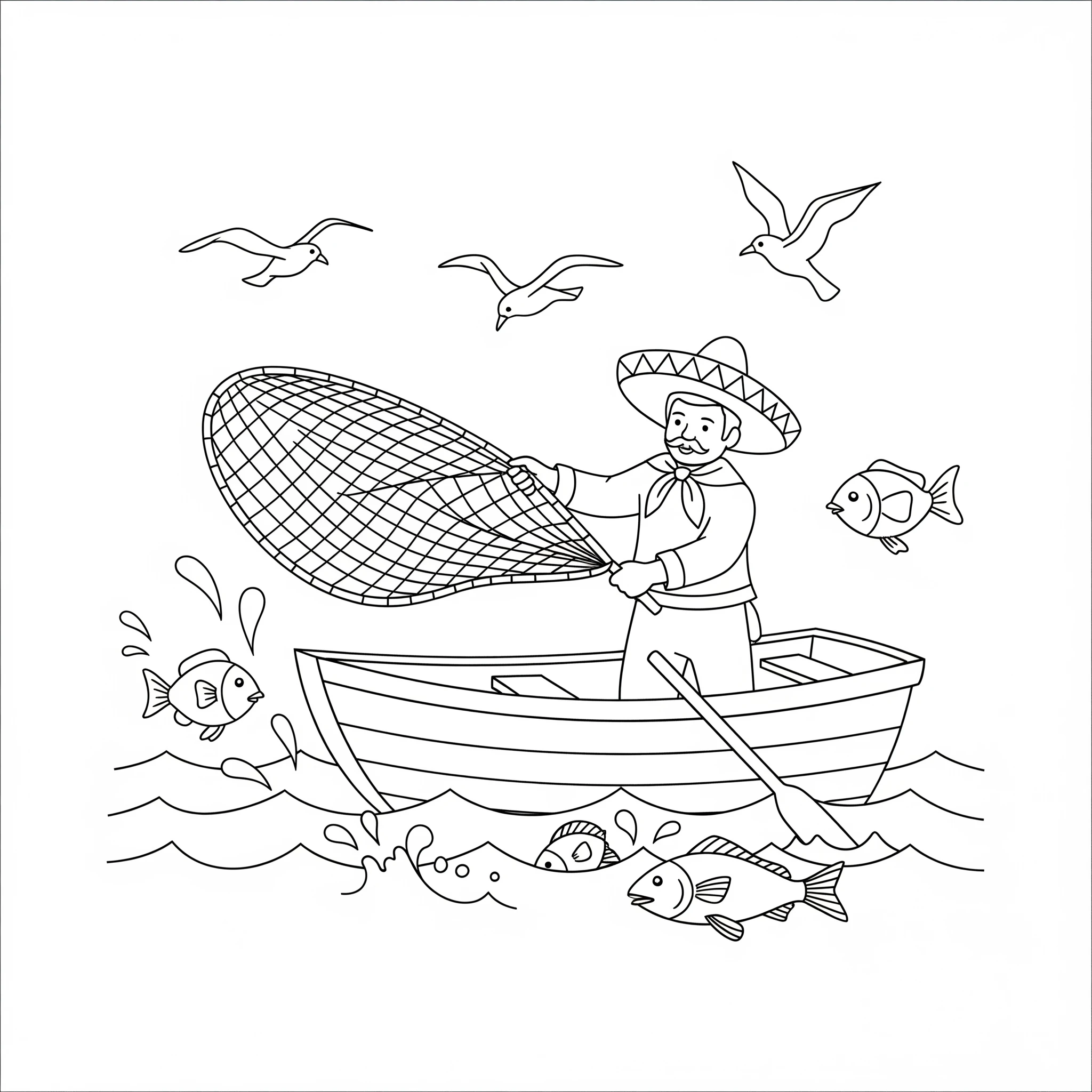 coloriage Mexique pour enfants