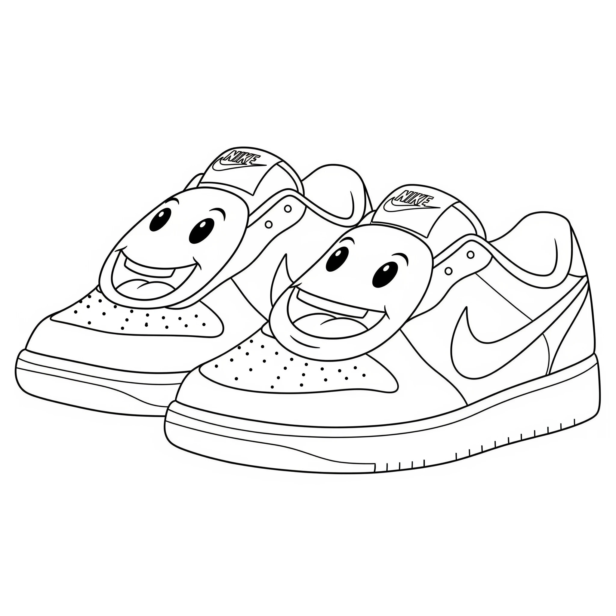 coloriage Nike à imprimer gratuitement pdf