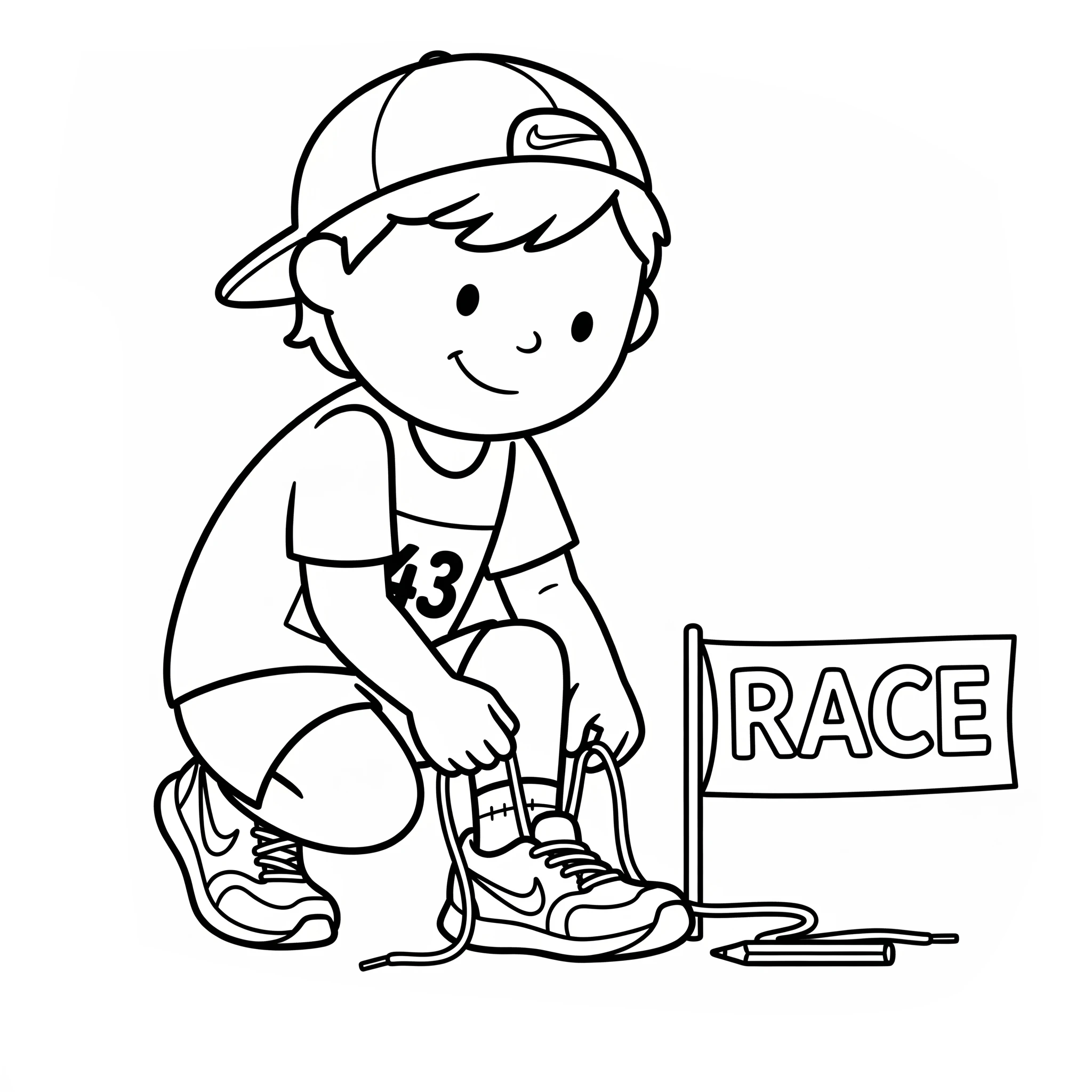 imprimer coloriage Nike gratuit