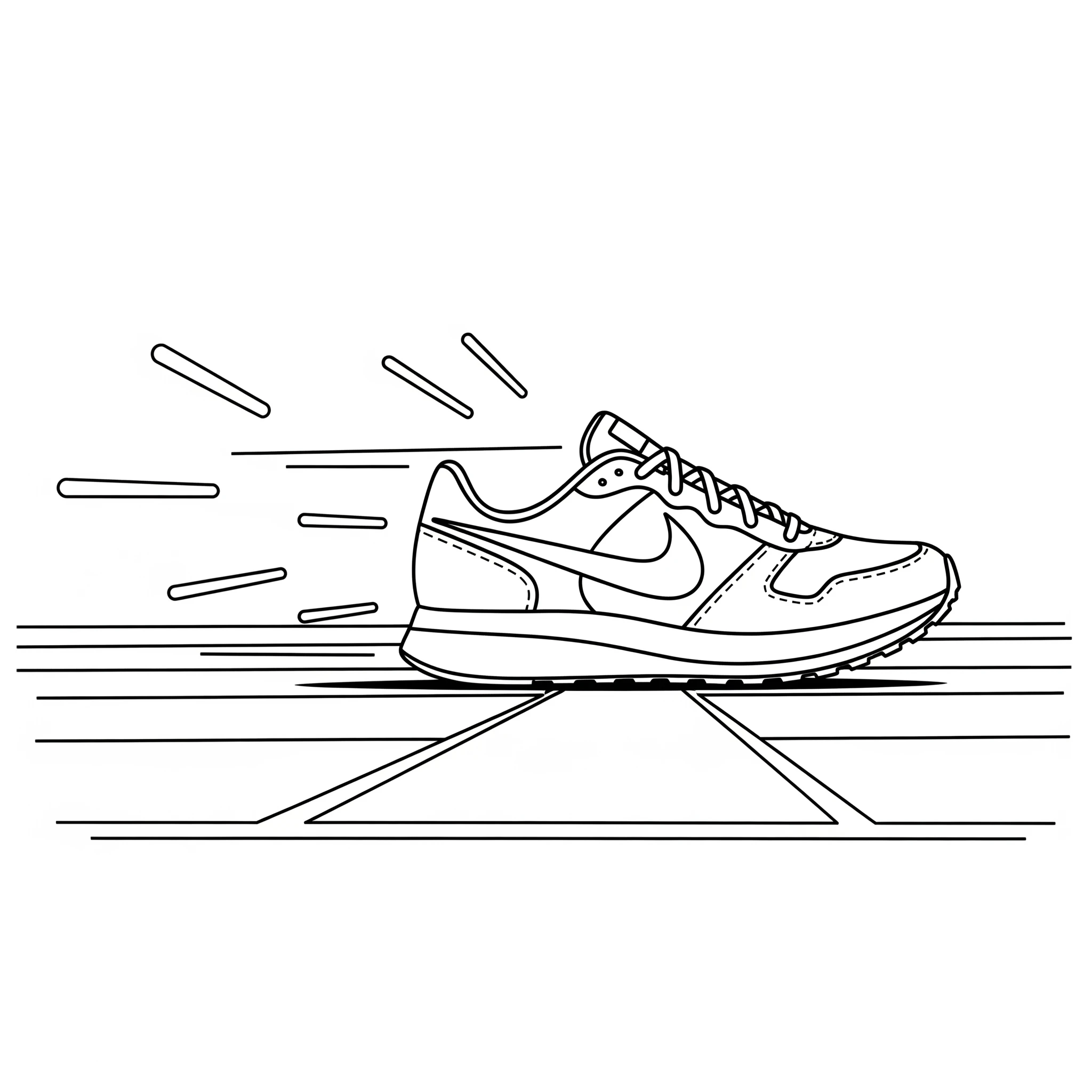 imprimer coloriage Nike gratuit 1