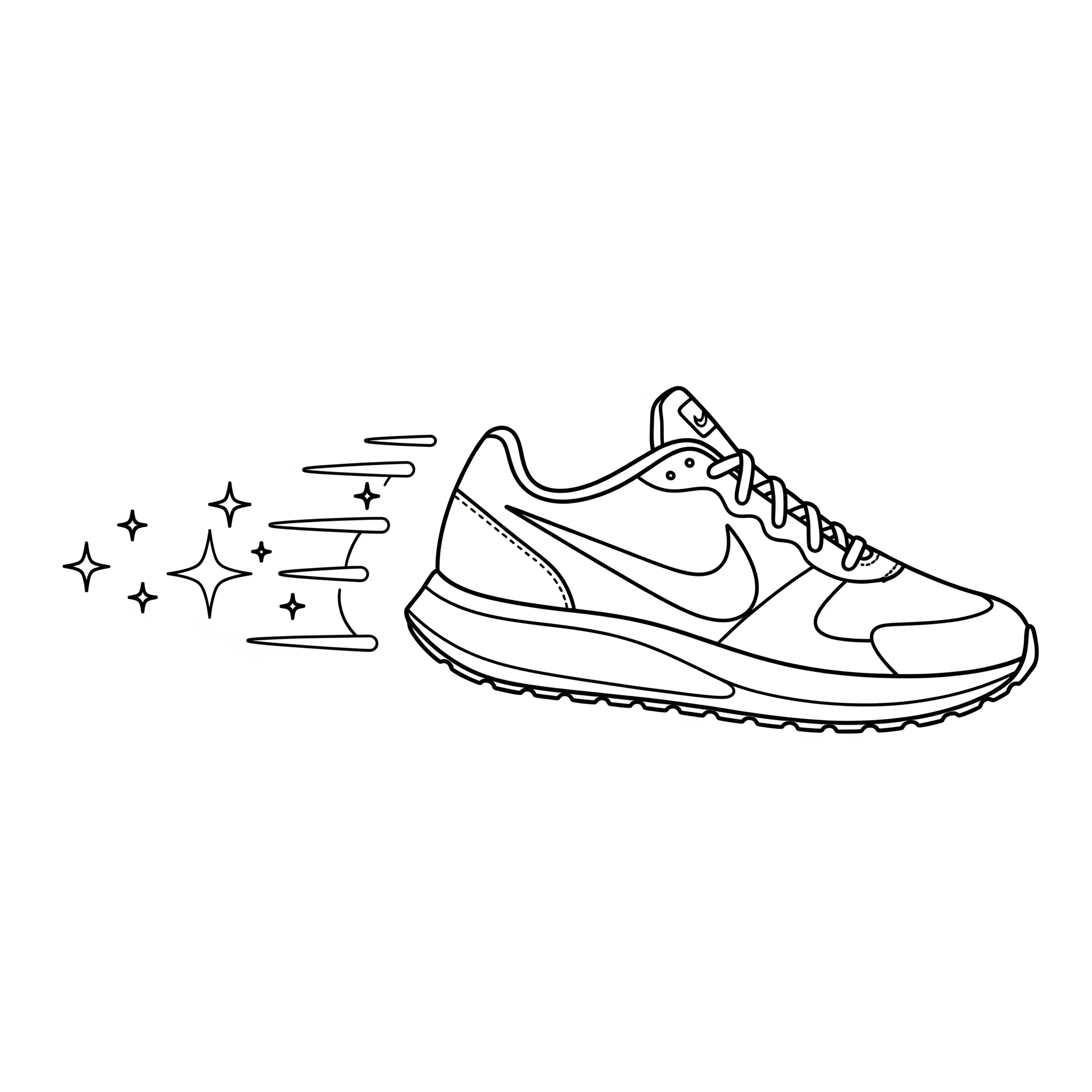 coloriage Nike pour enfant de 7 ans