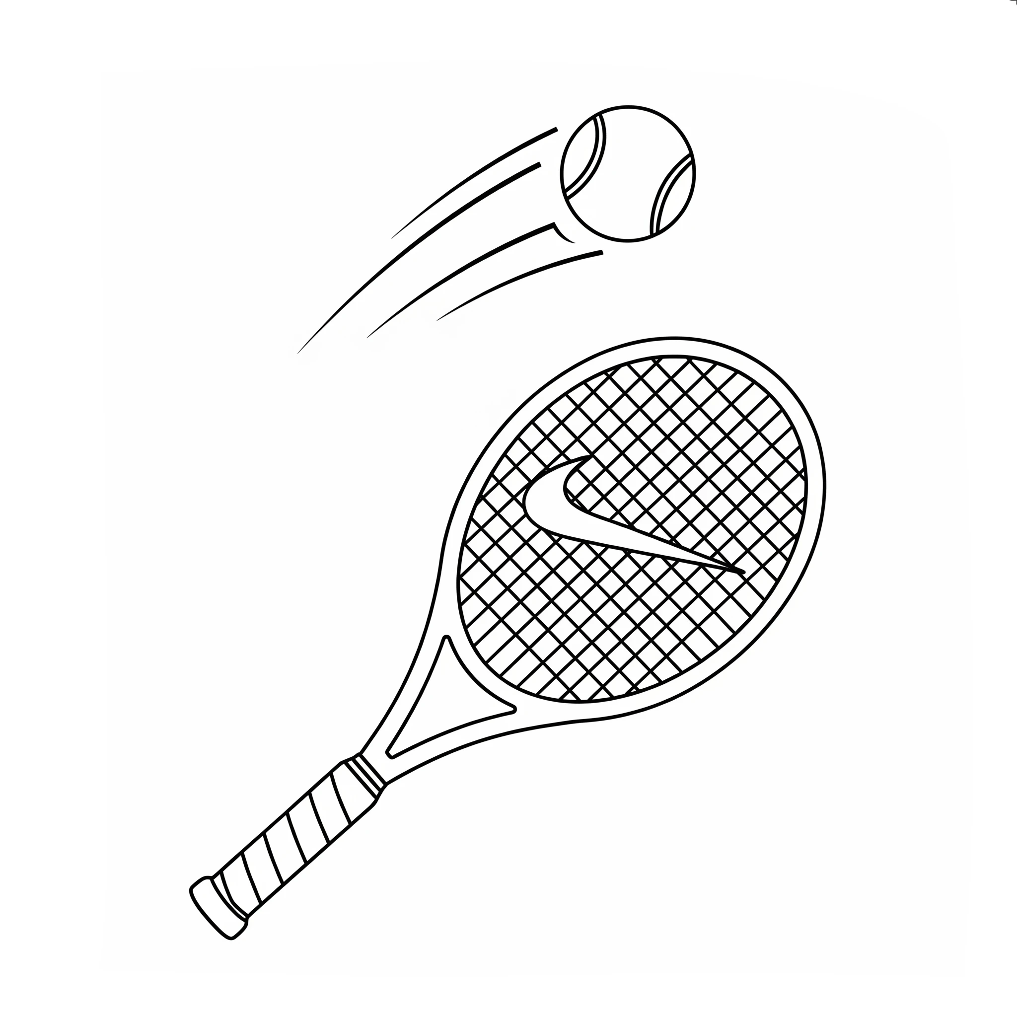 coloriage Nike et decoupage a imprimer gratuit