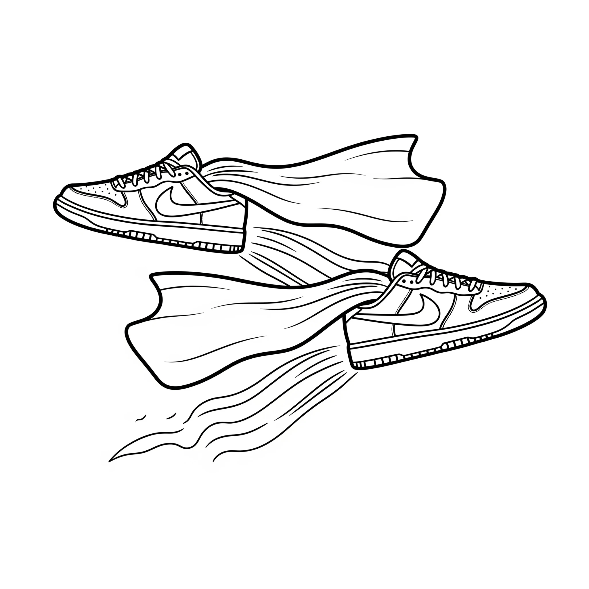 coloriage Nike pour enfant de 8 ans 2
