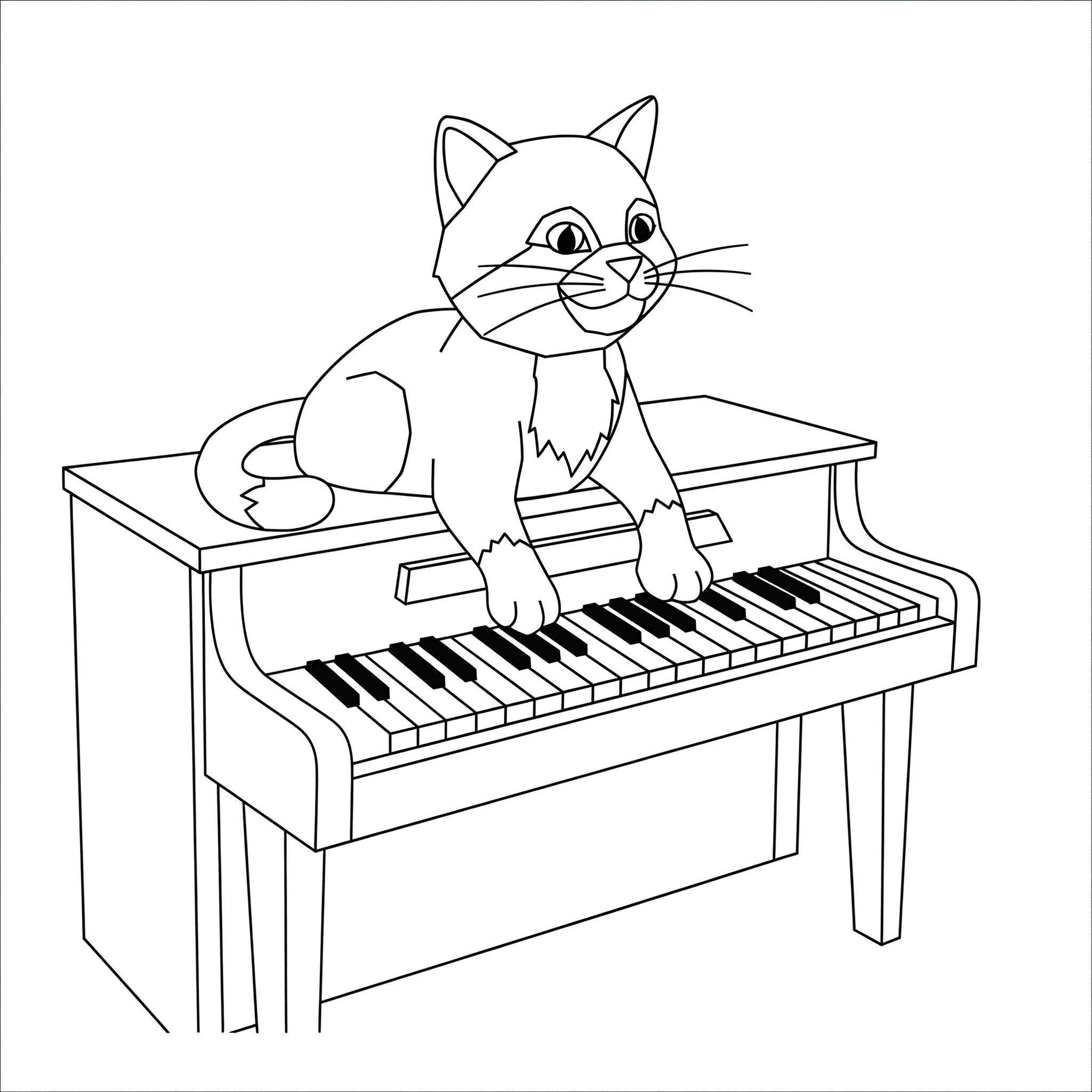 coloriage Piano en ligne