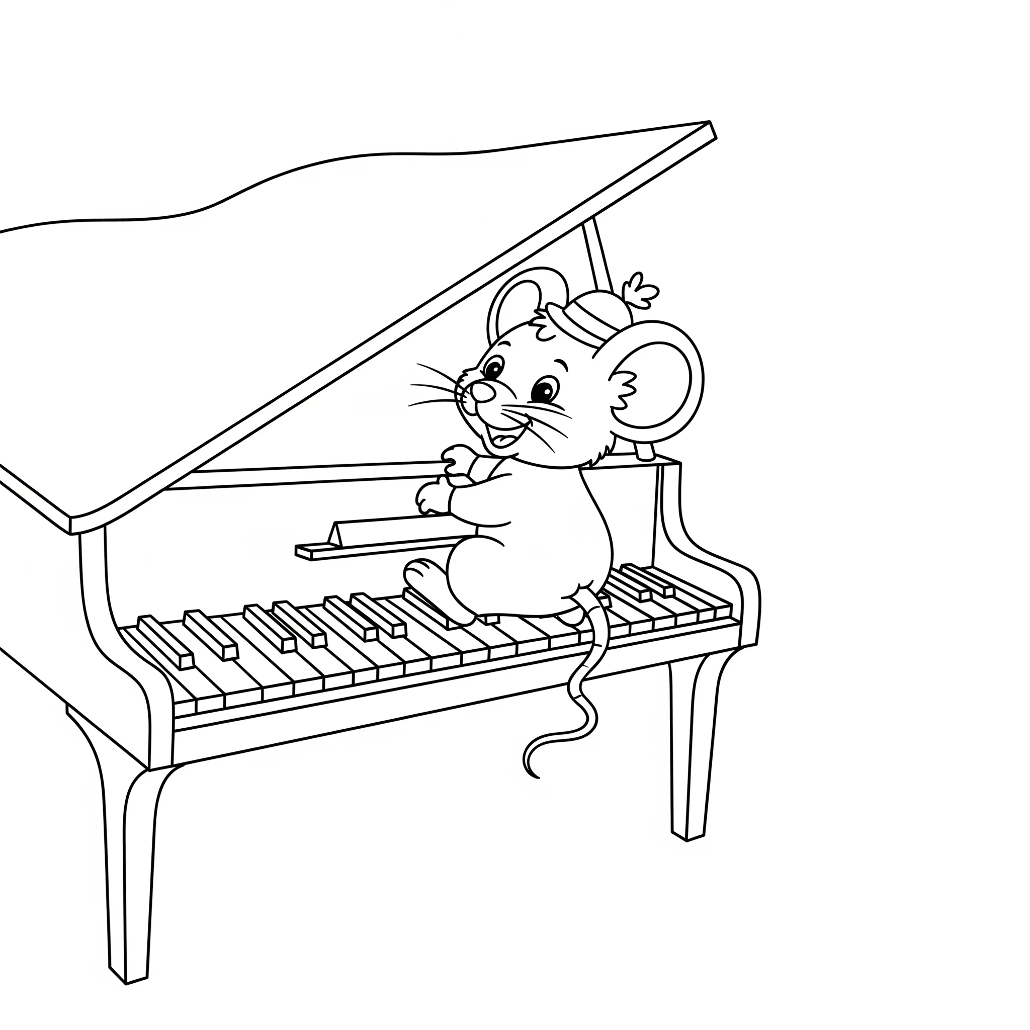 coloriage Piano gratuit