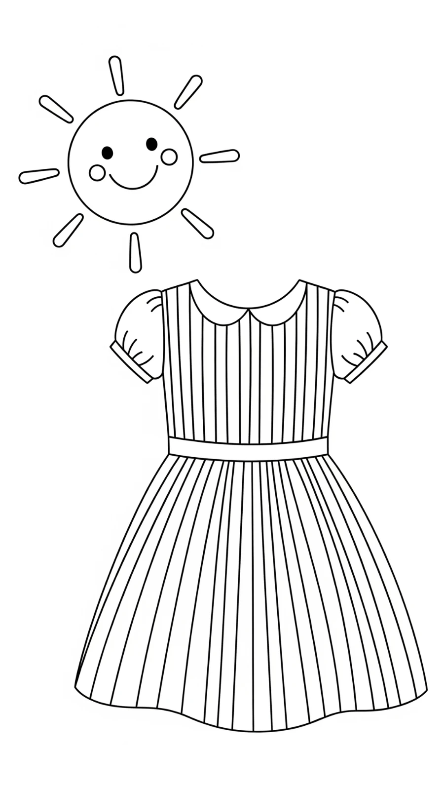 coloriage Robe gratuit a imprimer