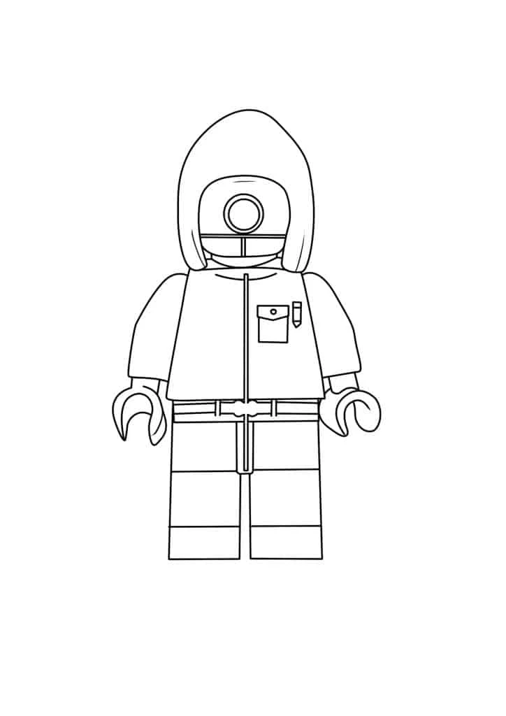 coloriage Squid Game et dessin a imprimer