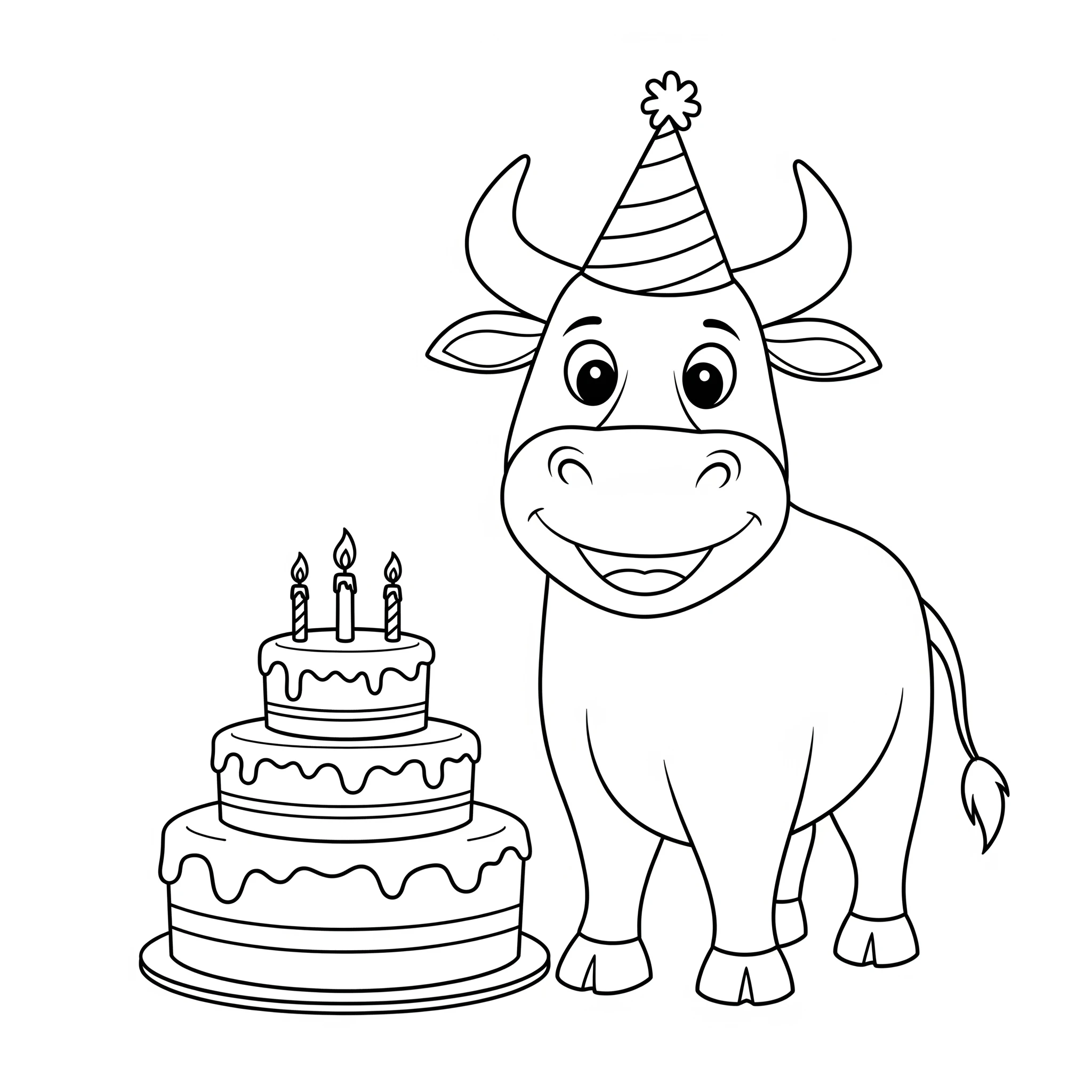 coloriage Taureau gratuit a imprimer