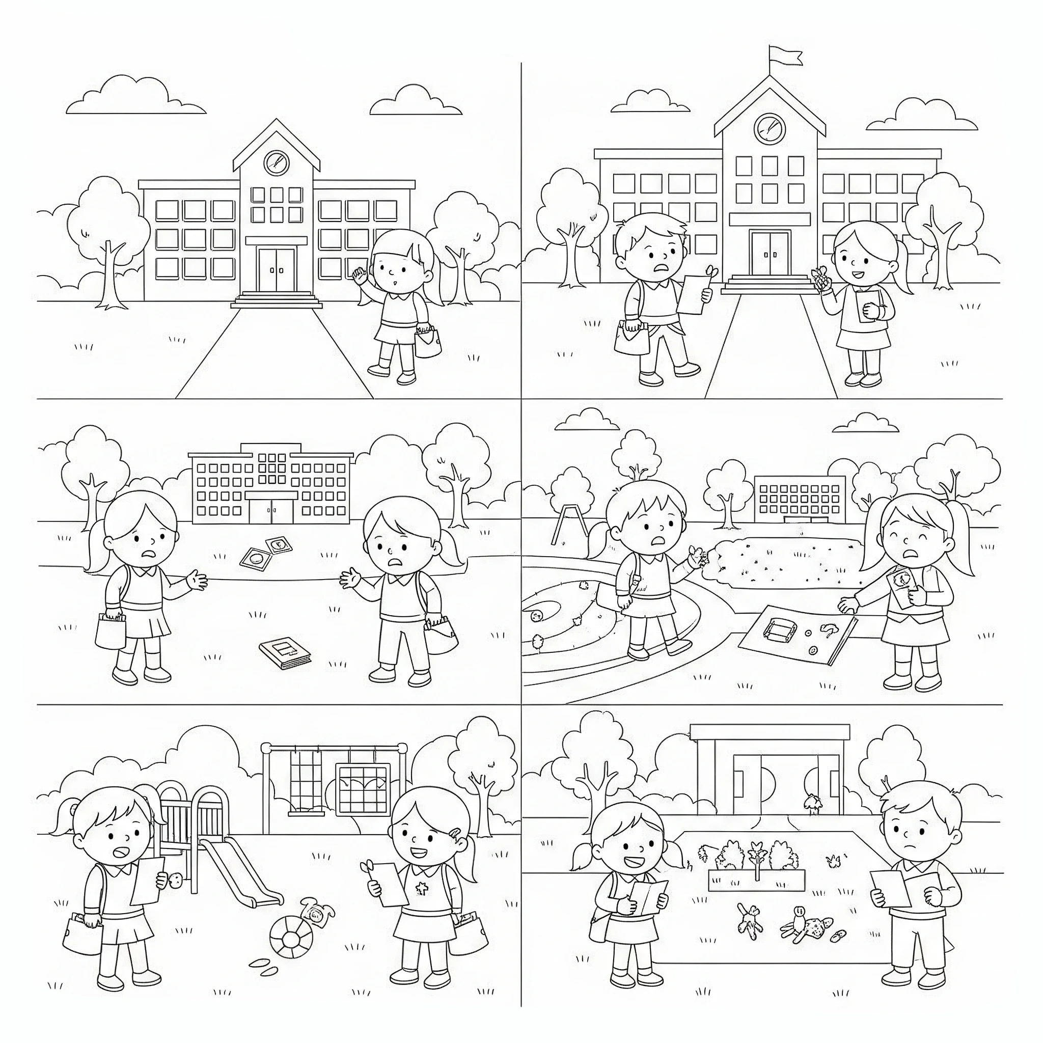 coloriage fin d’année scolaire à imprimer pour enfant de 3 ans