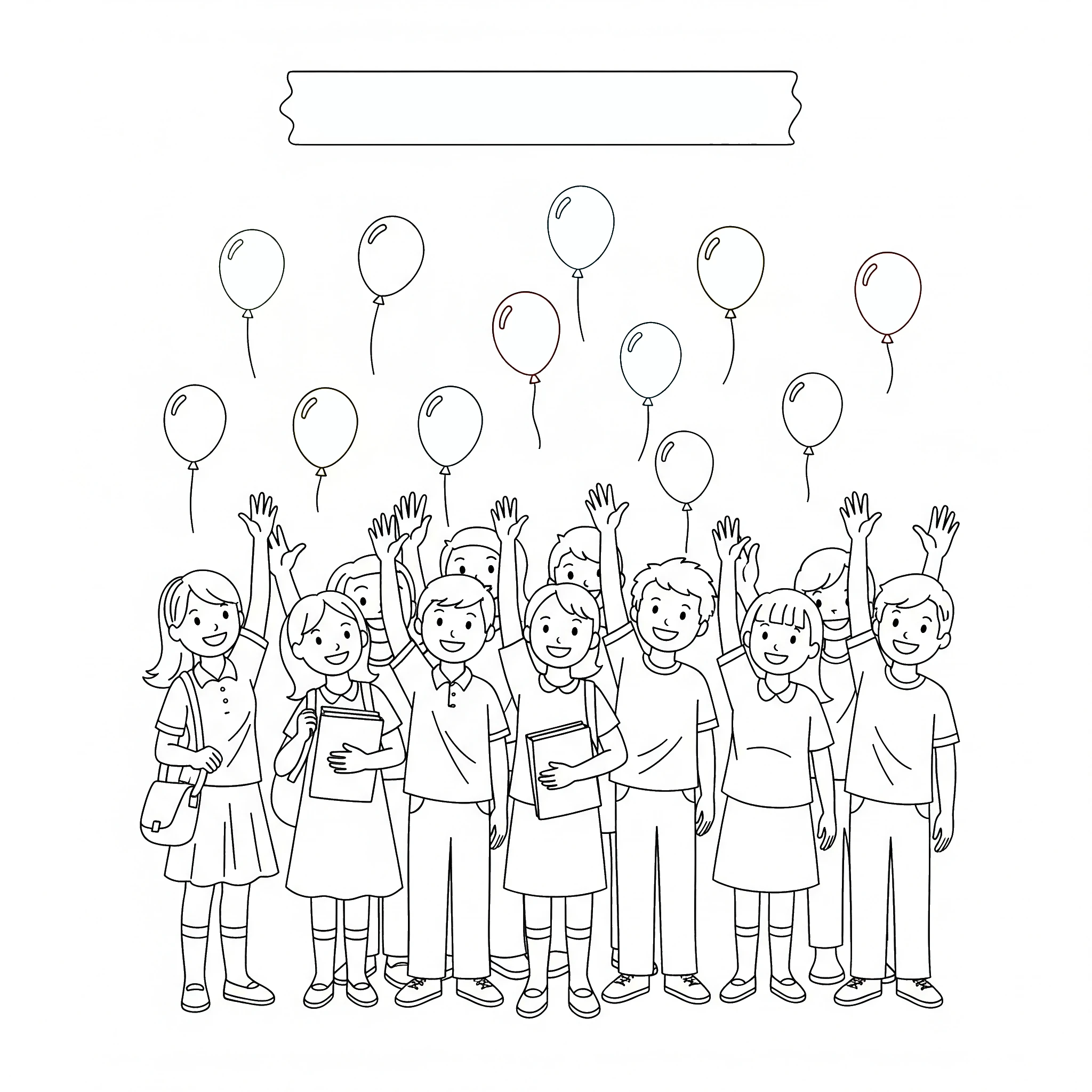 coloriage fin d’année scolaire à imprimer pdf