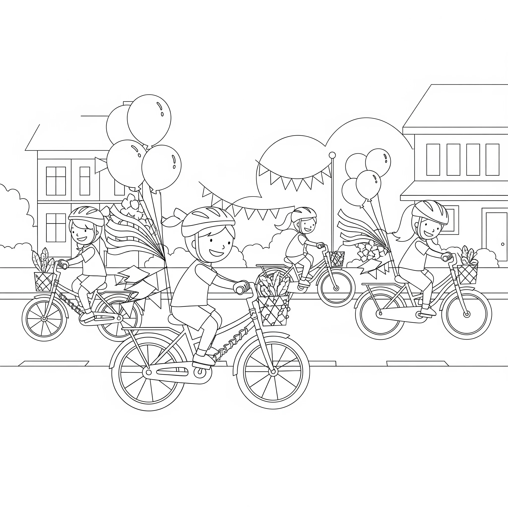 coloriage 4 Juillet pour enfant de 6 ans