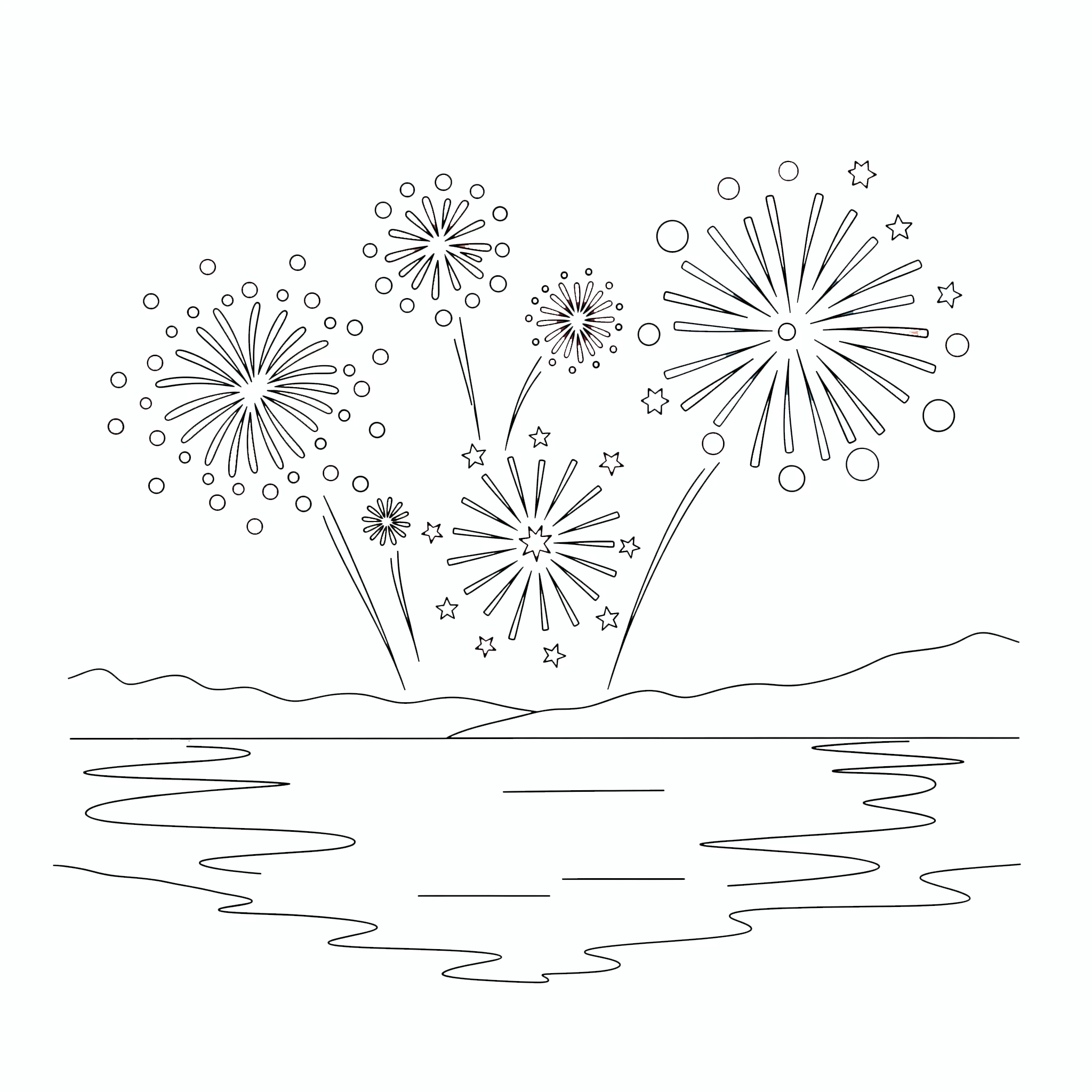 coloriage 4 Juillet à imprimer pour enfant de 9 ans