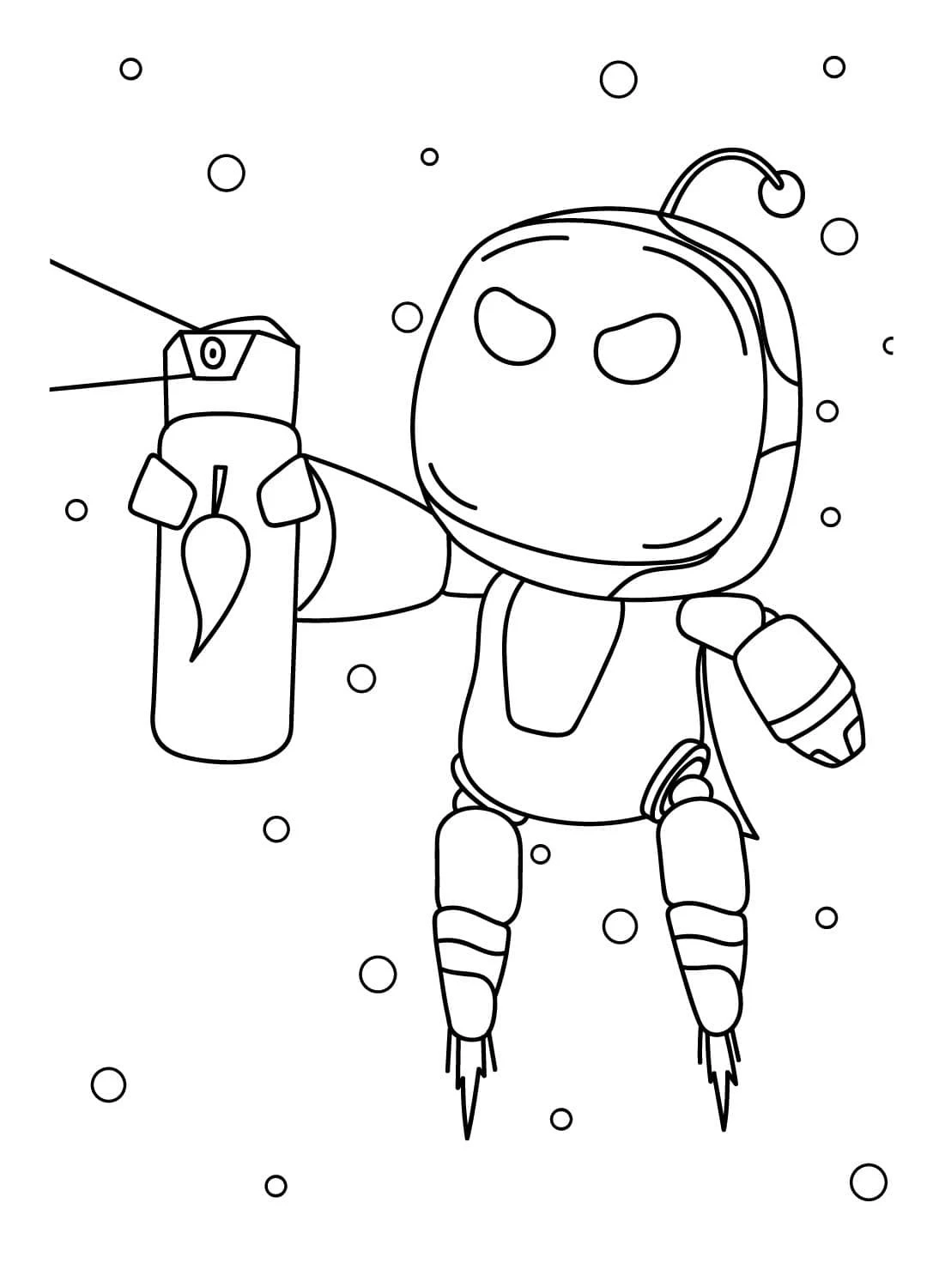 coloriage Astro Bot pour enfant 1