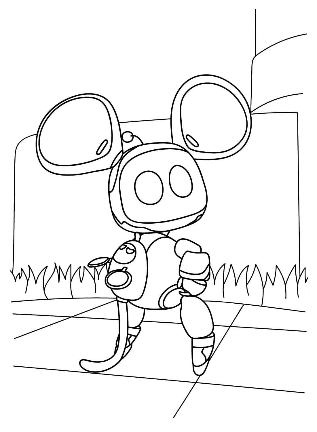 coloriage Astro Bot à imprimer