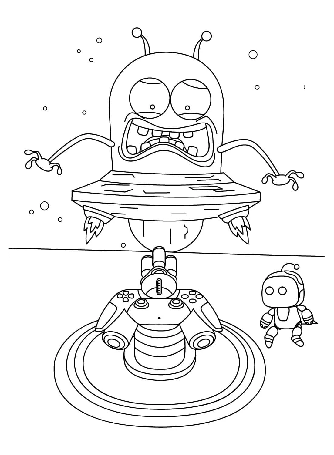 coloriage Astro Bot pour enfants à télécharger