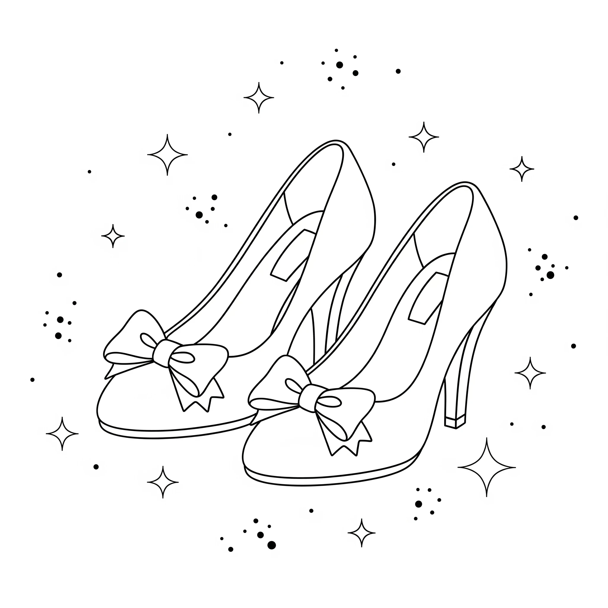 coloriage Chaussure gratuit à imprimer