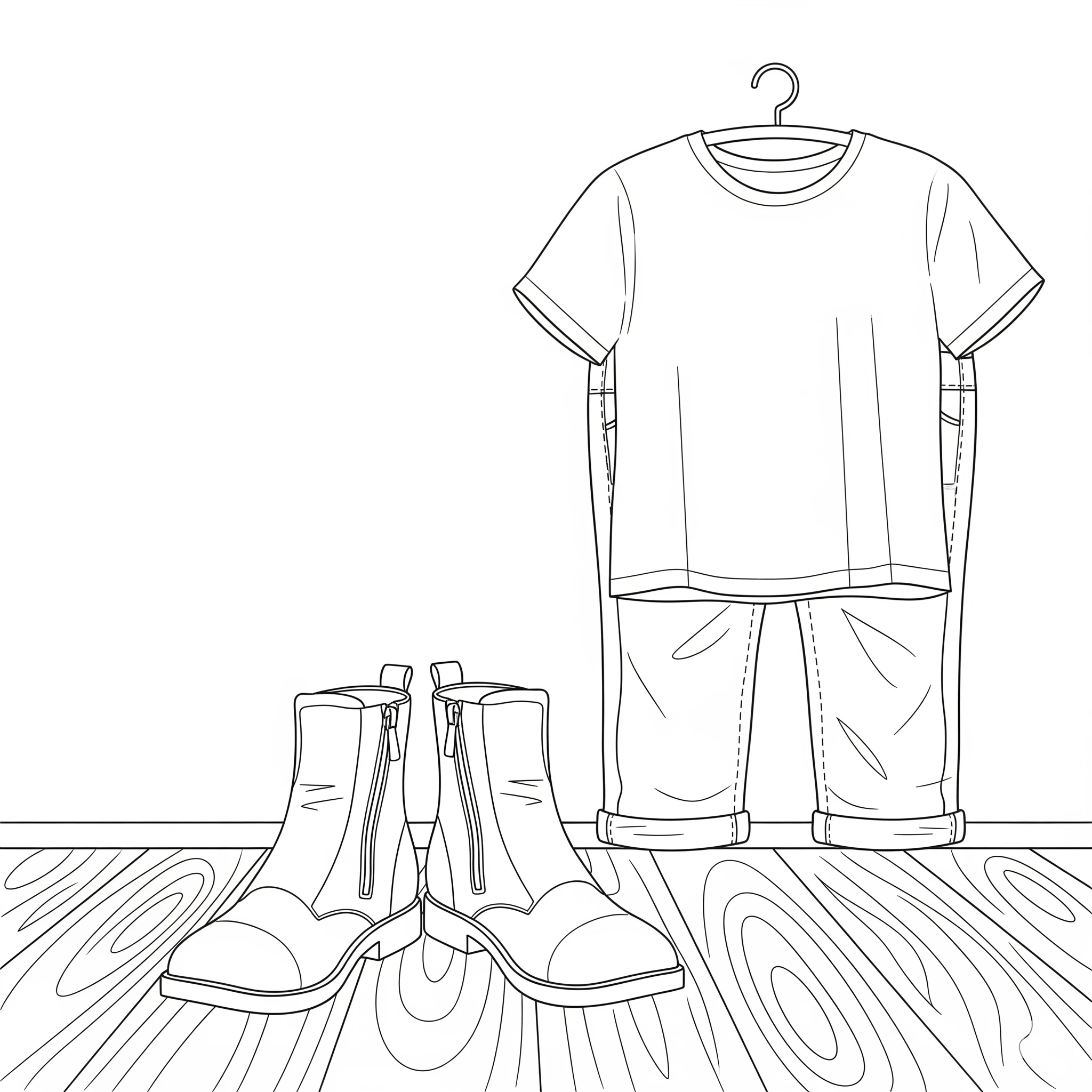 coloriage Chaussure pour enfants a imprimer