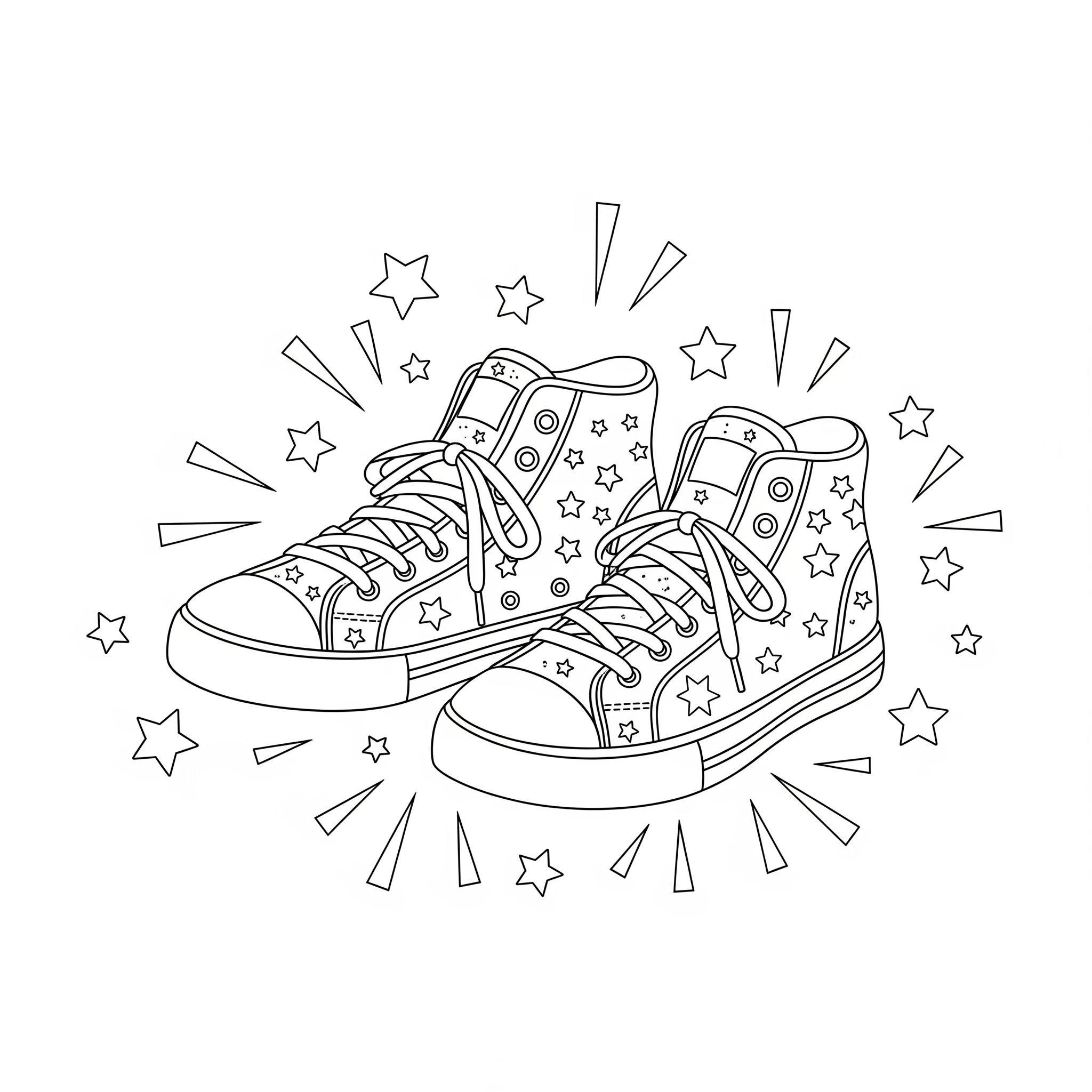 coloriage Chaussure à imprimer