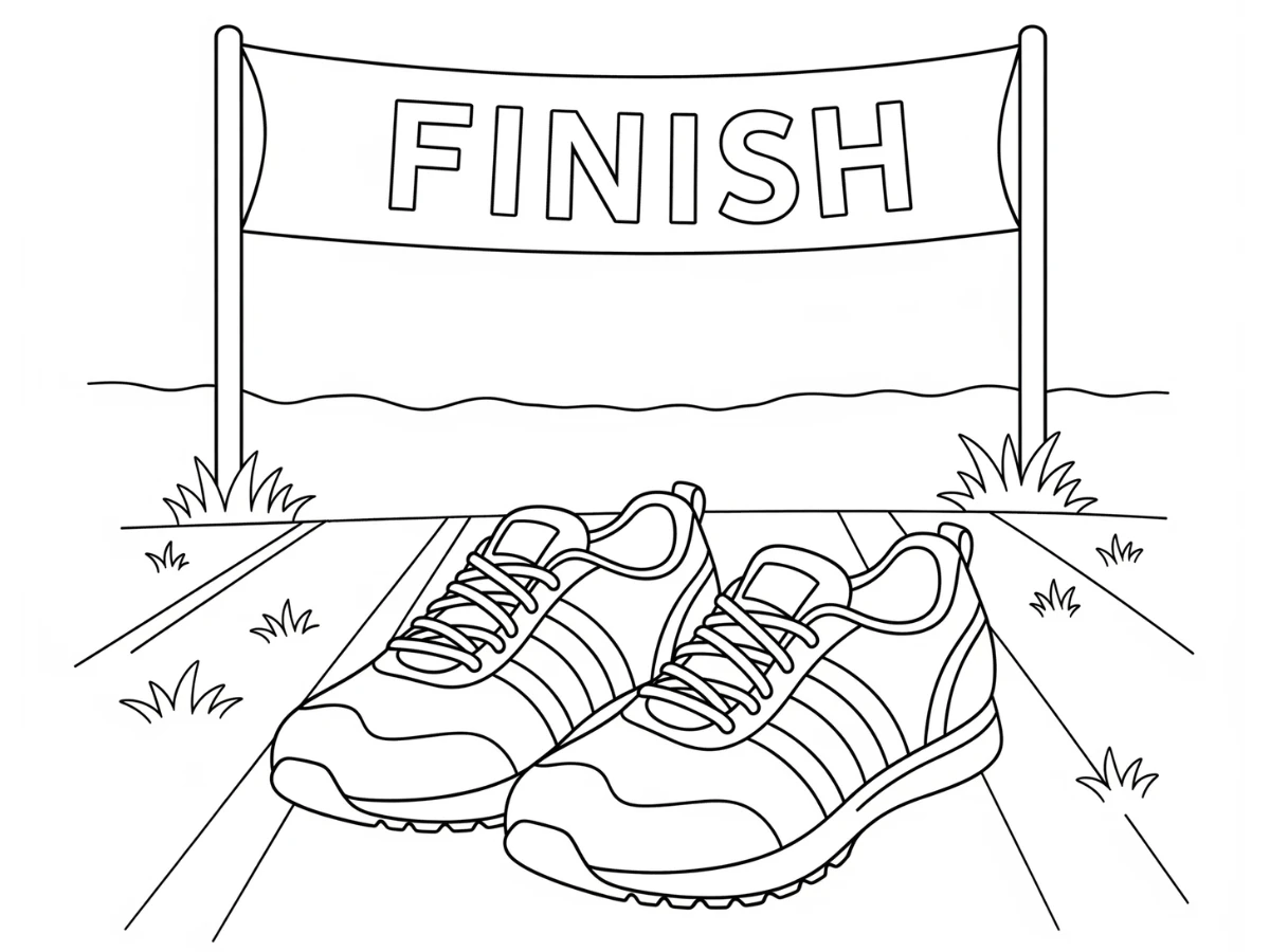 coloriage Chaussure à imprimer pour enfant de 7 ans