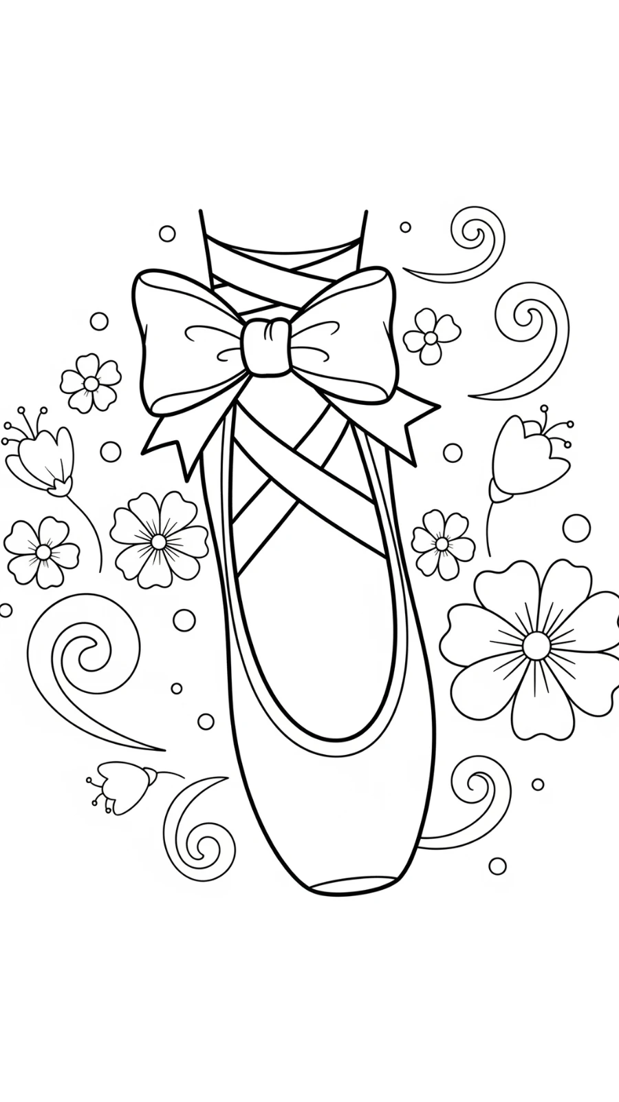 coloriage Chaussure à imprimer pour enfant de 2 ans