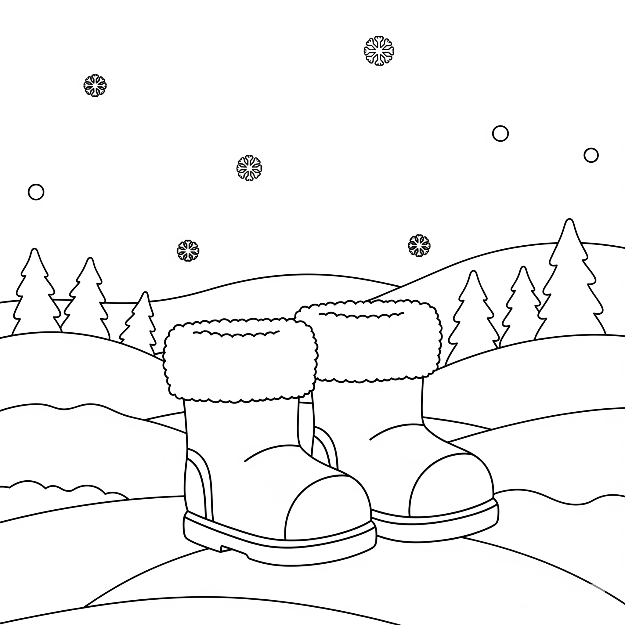 coloriage Chaussure gratuit a imprimer