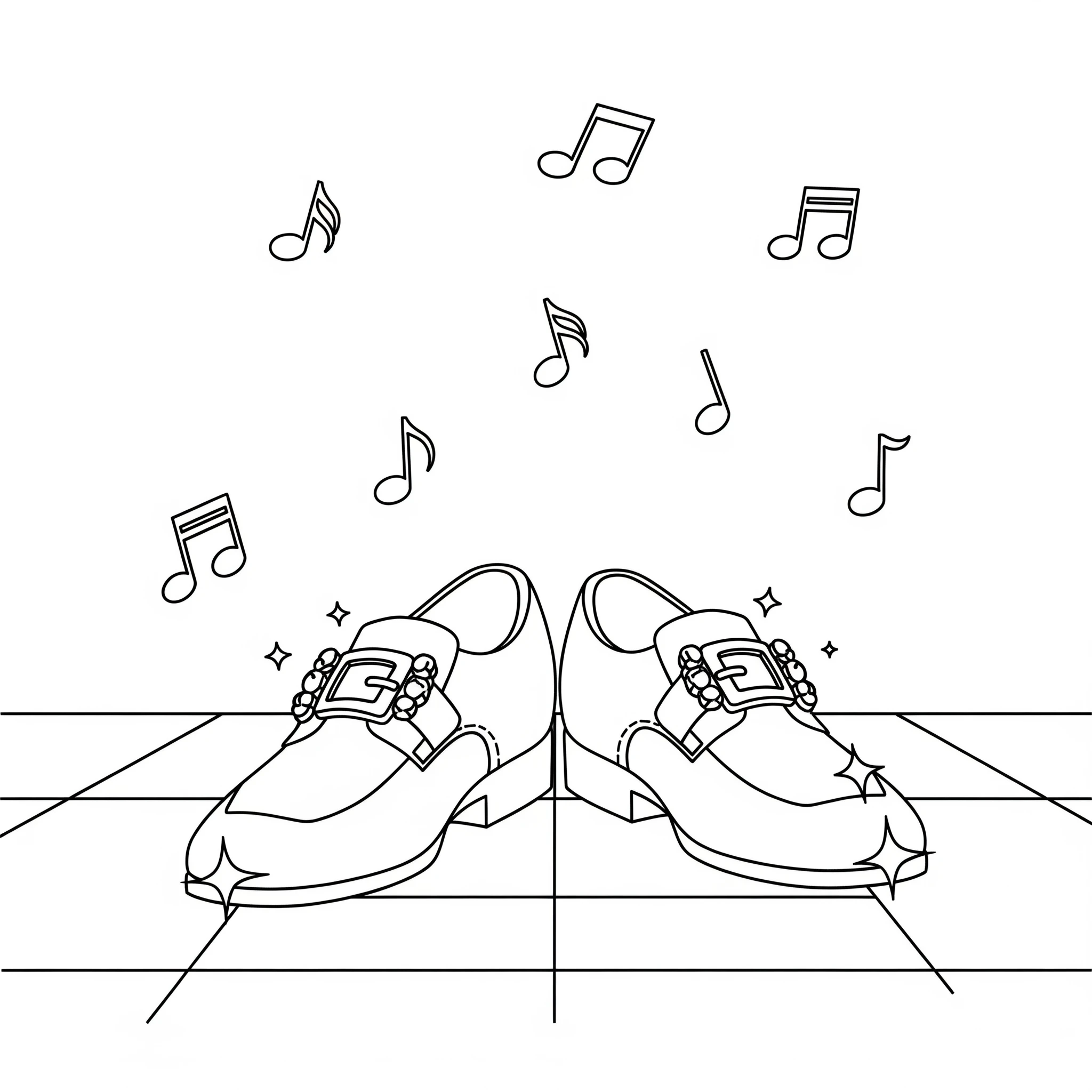 coloriage Chaussure gratuit en ligne