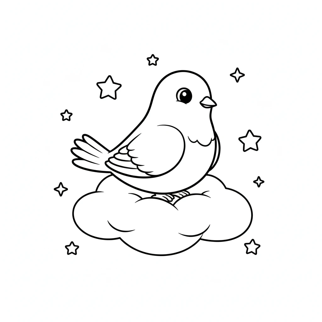 coloriage Colombe pour enfant de 10 ans