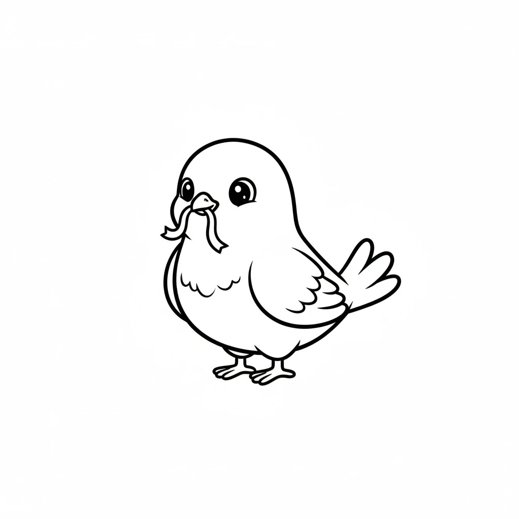 coloriage Colombe a telecharger