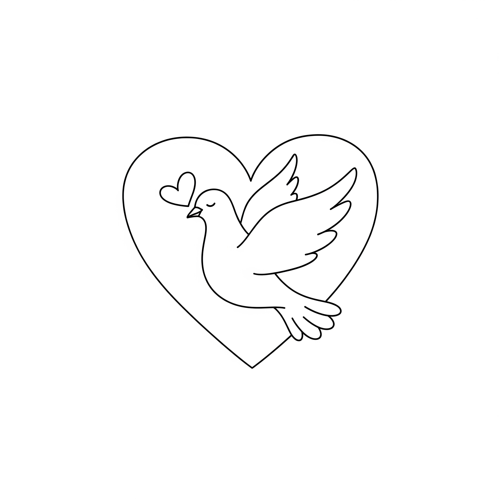 coloriage Colombe et decoupage a imprimer gratuit