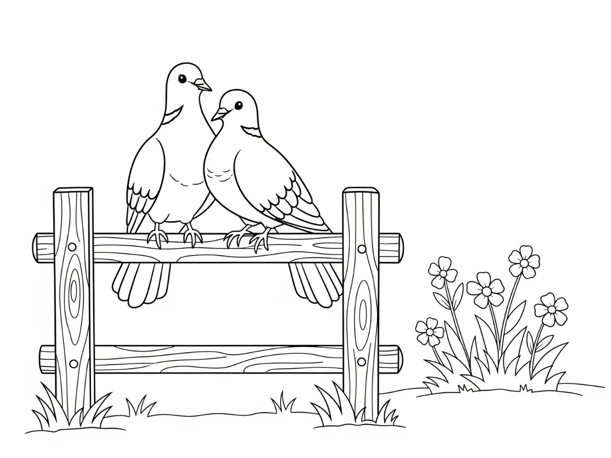 coloriage Colombe à imprimer pour enfant de 9 ans